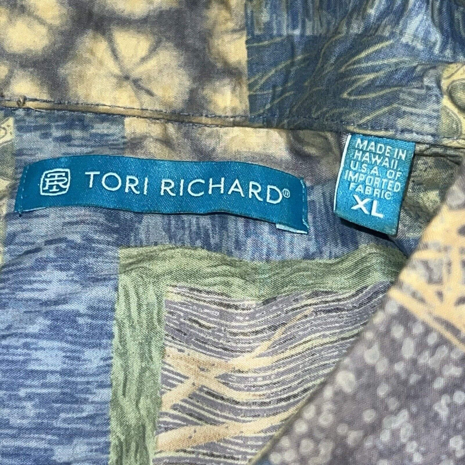 Tori Richard Tori Richard Men’s XL Aloha Hawaiian Shirt Abstract Floral Size US XL / EU 56 / 4 - 3 Thumbnail