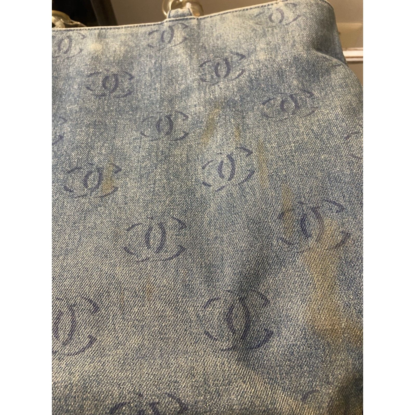 Chanel Chanel ‘02 cruise line large denim blue hand tote bag Size ONE SIZE - 24 Thumbnail
