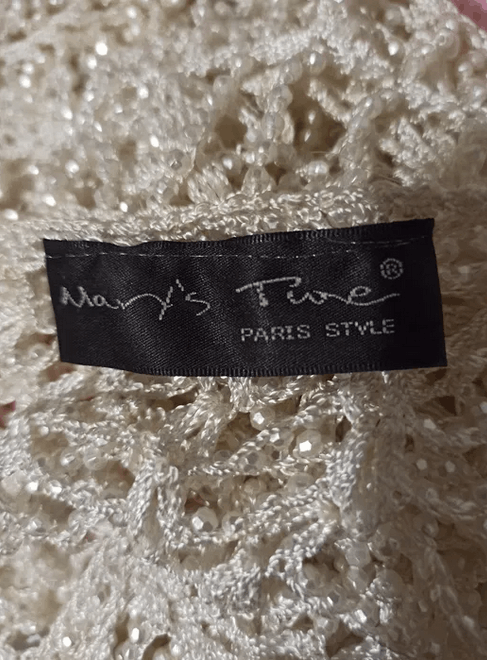 Other Beaded crochet spider web blouse Mary's Tune, Paris Style M Size M / US 6-8 / IT 42-44 - 4 Thumbnail