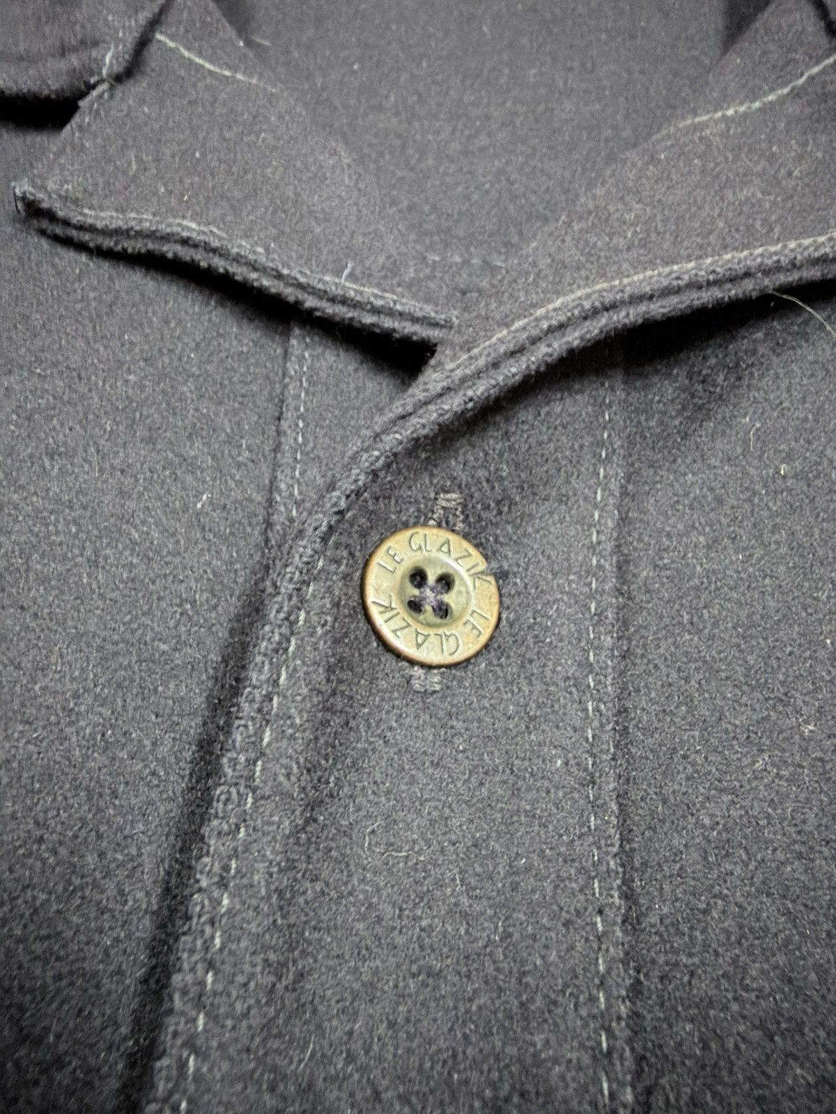 If Six Was Nine Vtg🔥Le Glazik Depuis 1928 Sailor France Wool Buttoned Jacket Size US M / EU 48-50 / 2 - 21 Thumbnail