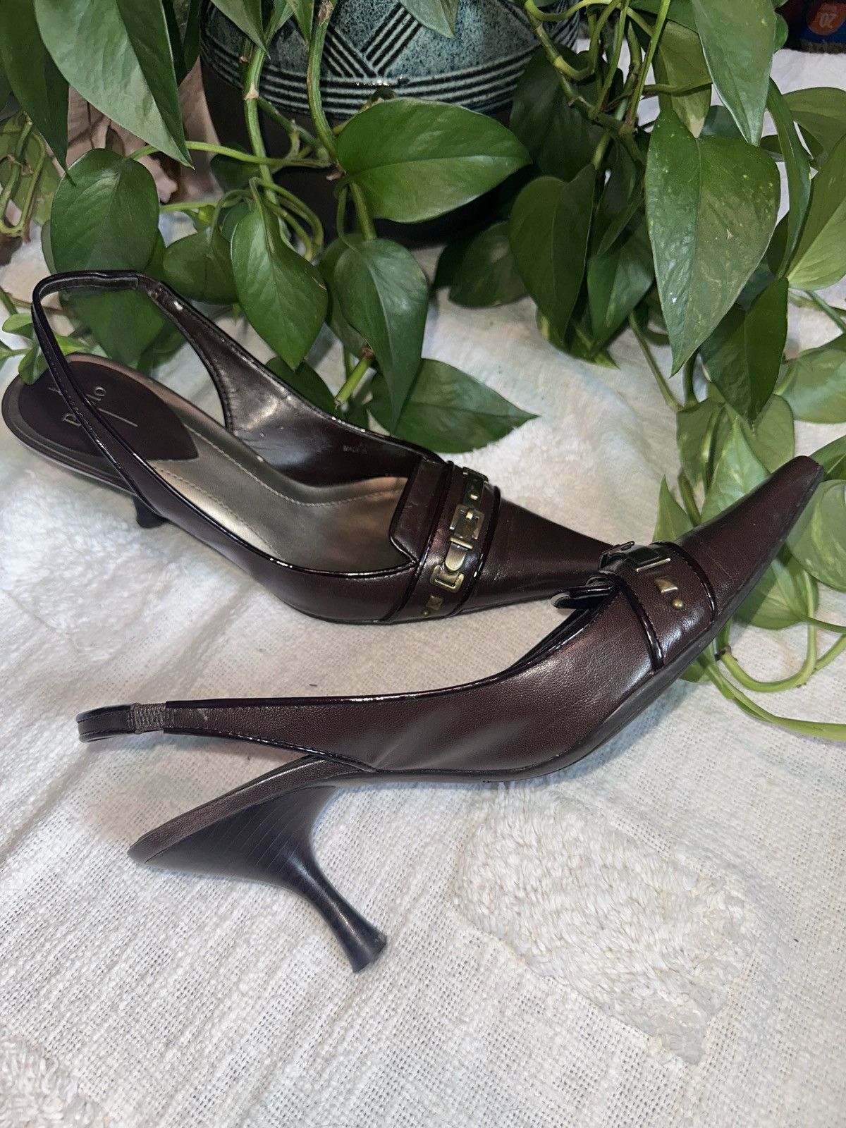Vintage Linea Paolo Kitten Heels Size US 8 / IT 38 - 3 Thumbnail
