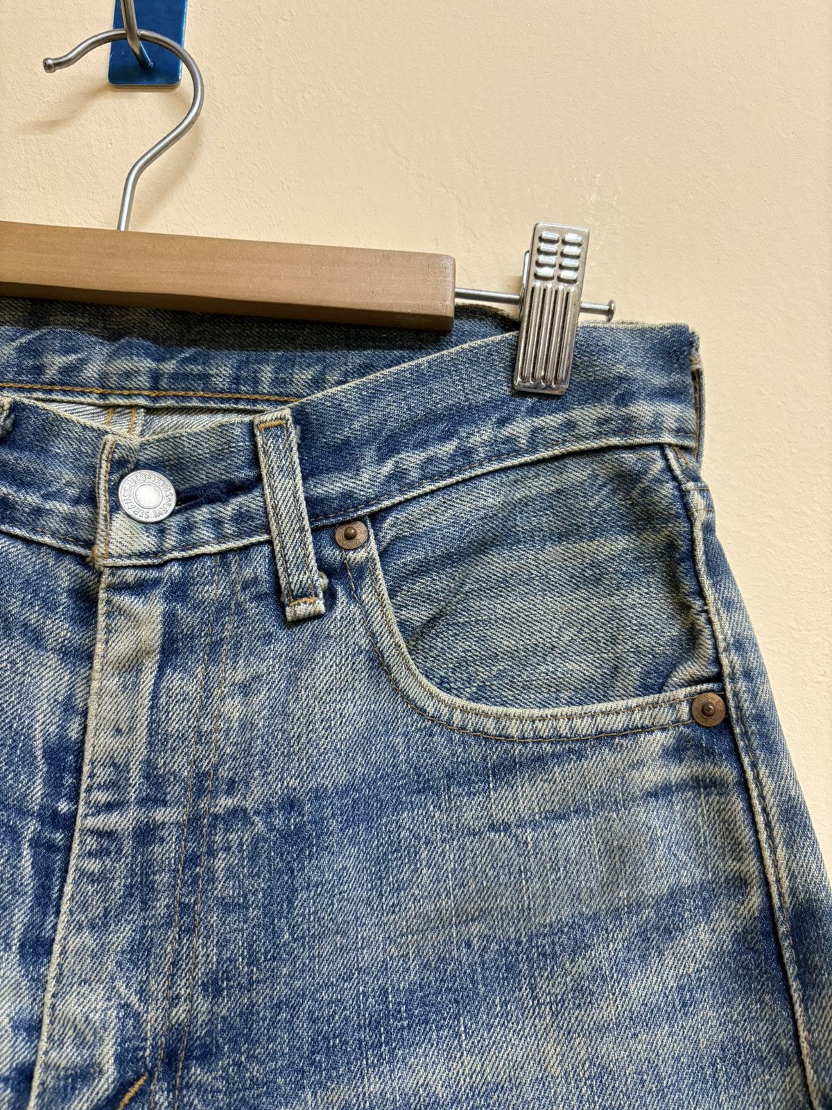Levi's Vintage 90s Levis 502 XX J22 W27 L34 Selvedge Jeans Size US 27 - 9 Thumbnail