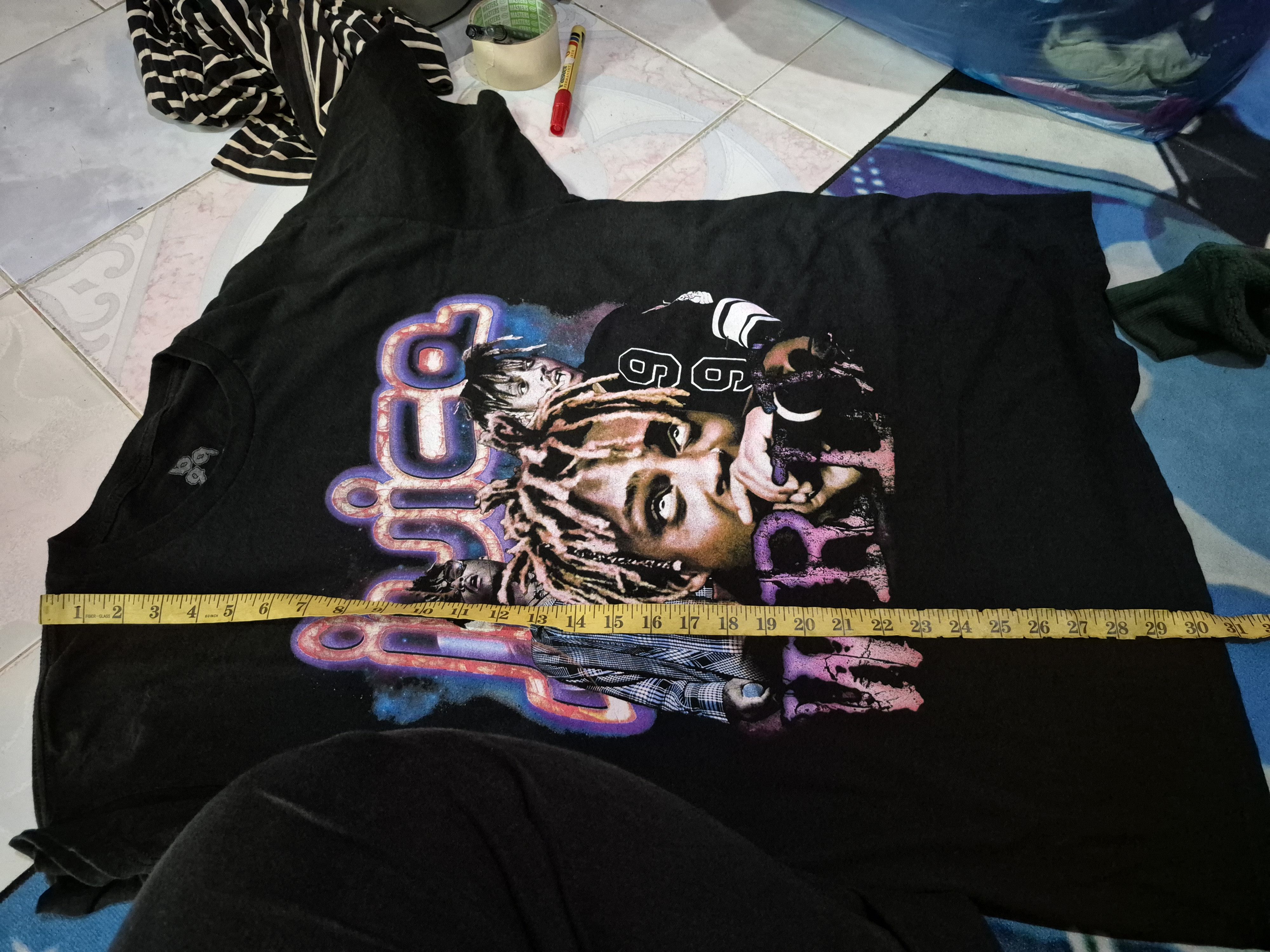 999 Club 999 Club Juice WRLD Rap Tees Big Print Hip Hop Size US XL / EU 56 / 4 - 7 Thumbnail