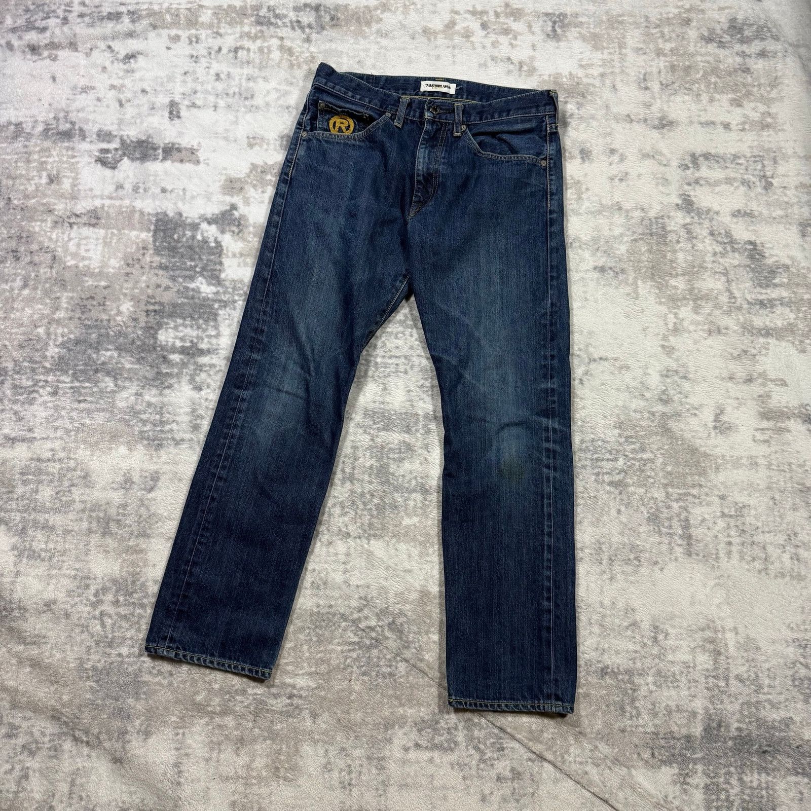 Bape × Nigo Authentic Bape 2000’s Crown Jeans 30 Size US 30 / EU 46 - 3 Thumbnail