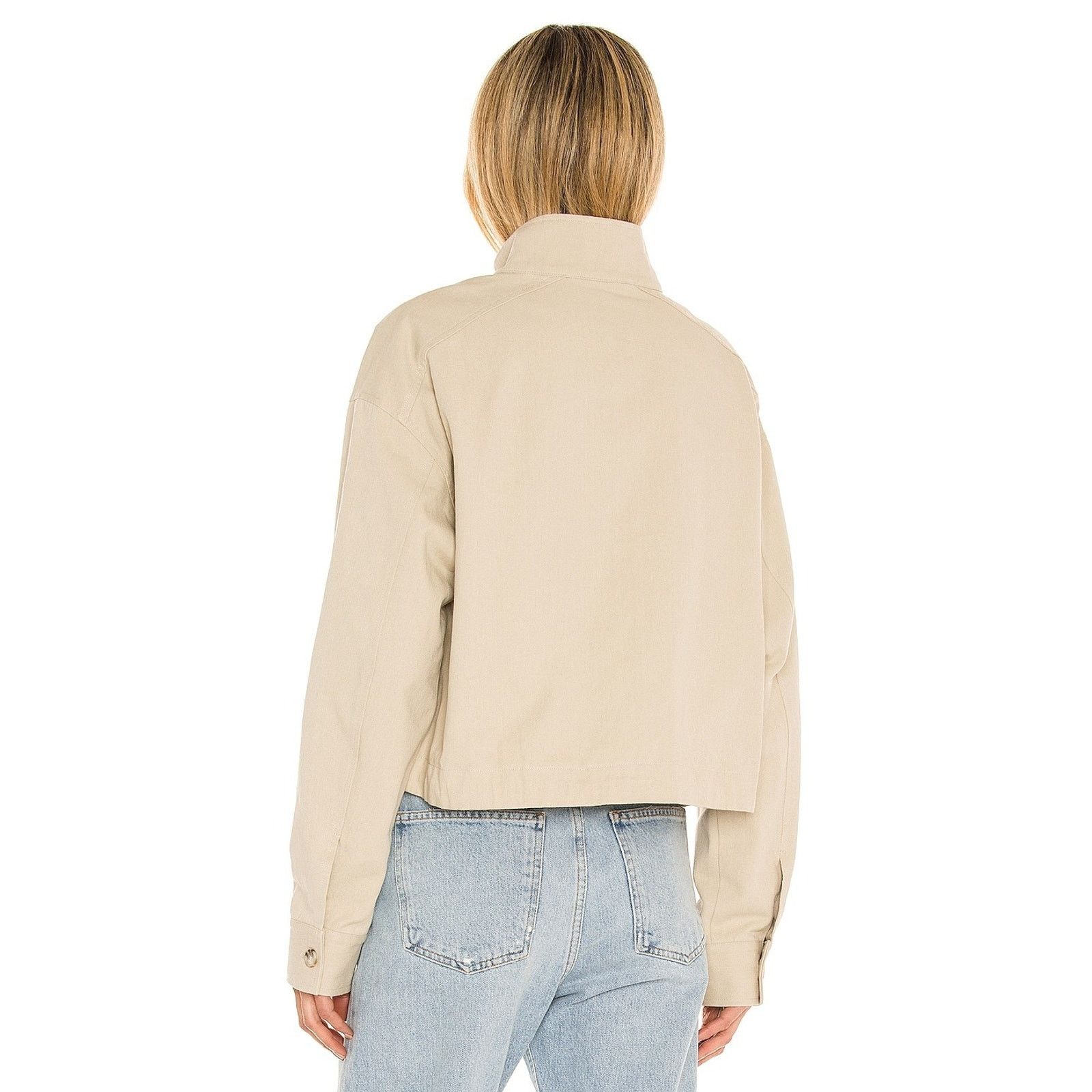 Other Lovers + Friends Toronto Cotton Denim Button Khaki Jacket S Size S / US 4 / IT 40 - 5 Thumbnail