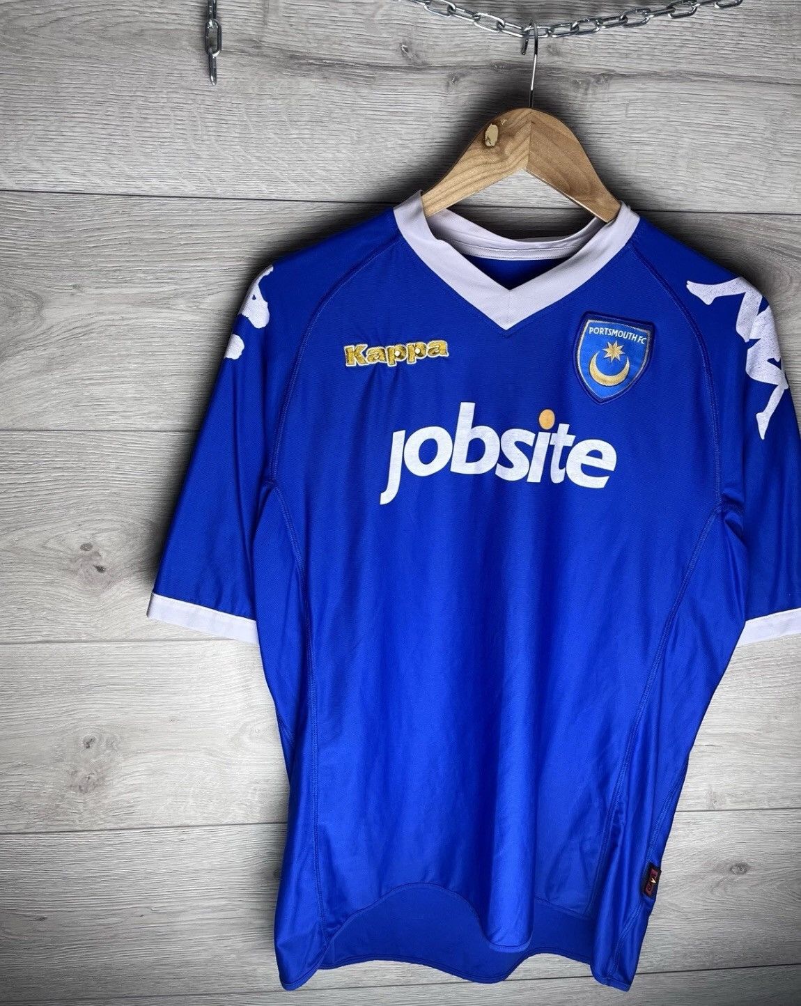 Kappa Vintage soccer jersey Portsmouth FC Kappa #10 NUGENT Size US M / EU 48-50 / 2 - 6 Thumbnail