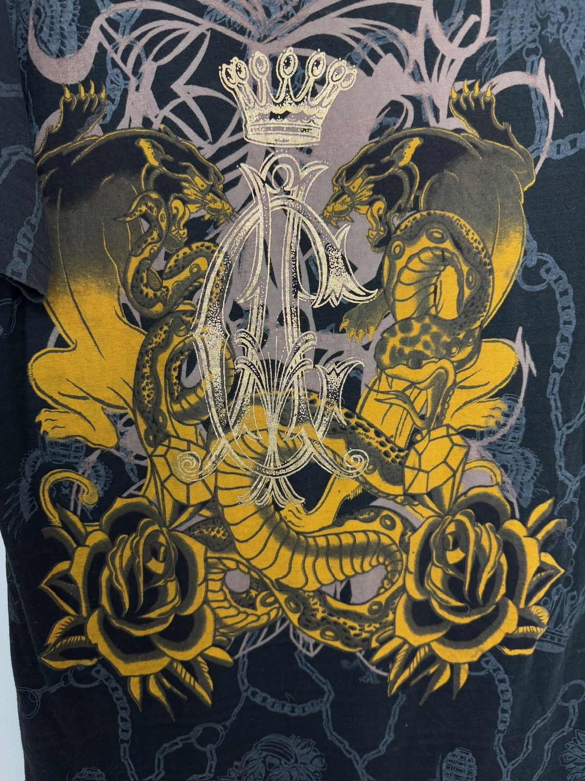 Christian Audigier × Ed Hardy Christian Audigier T-Shirt like Ed Hard Size US XL / EU 56 / 4 - 7 Thumbnail