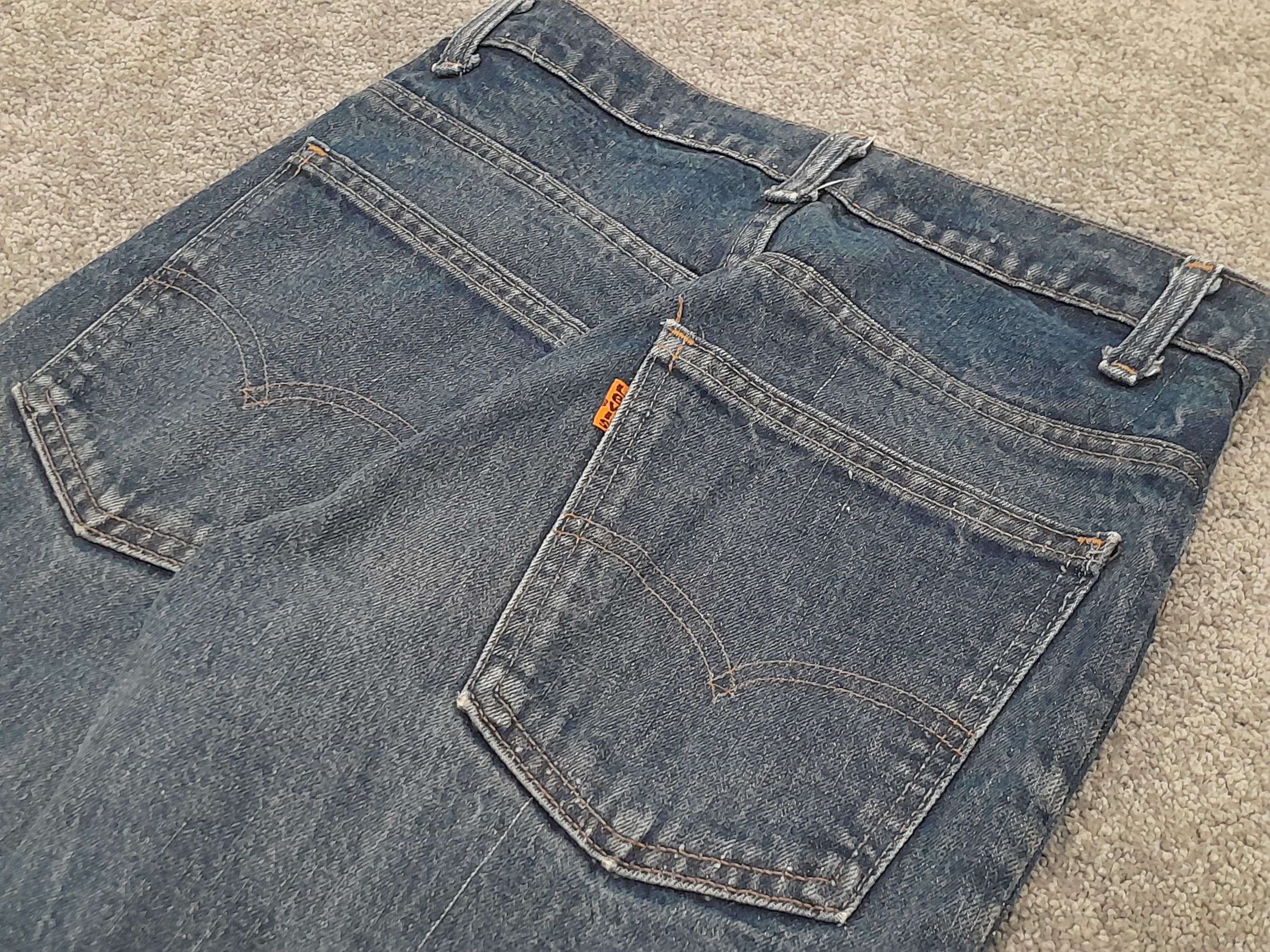 Levi's Levis 646 Bell Bottom Flare Bootcut Orange Tab TALON Jeans Size US 28 / EU 44 - 14 Thumbnail