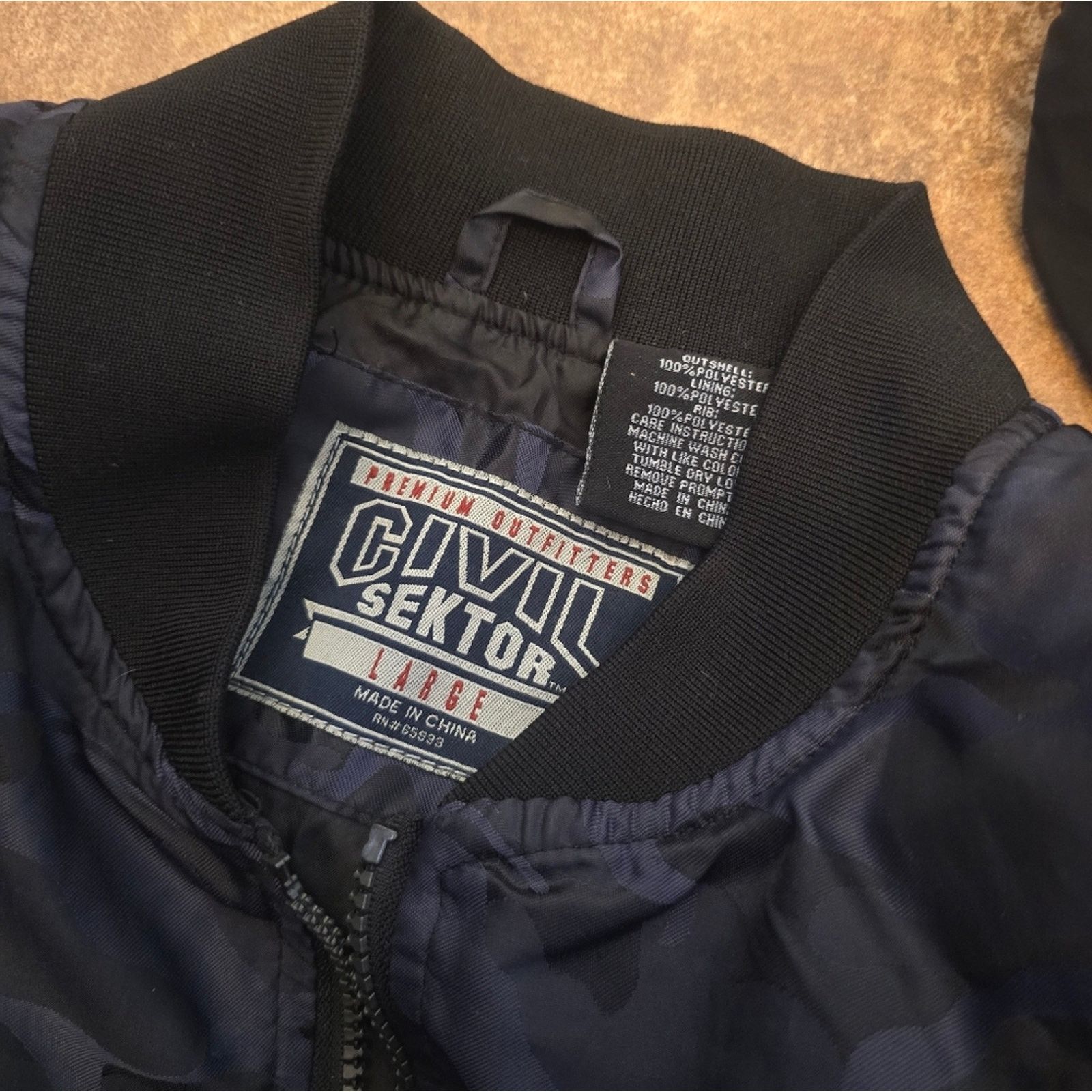 Other Navy Camo Black Detailed | CIVIL SEKTOR | Lightweight Zip Up Size US L / EU 52-54 / 3 - 3 Thumbnail