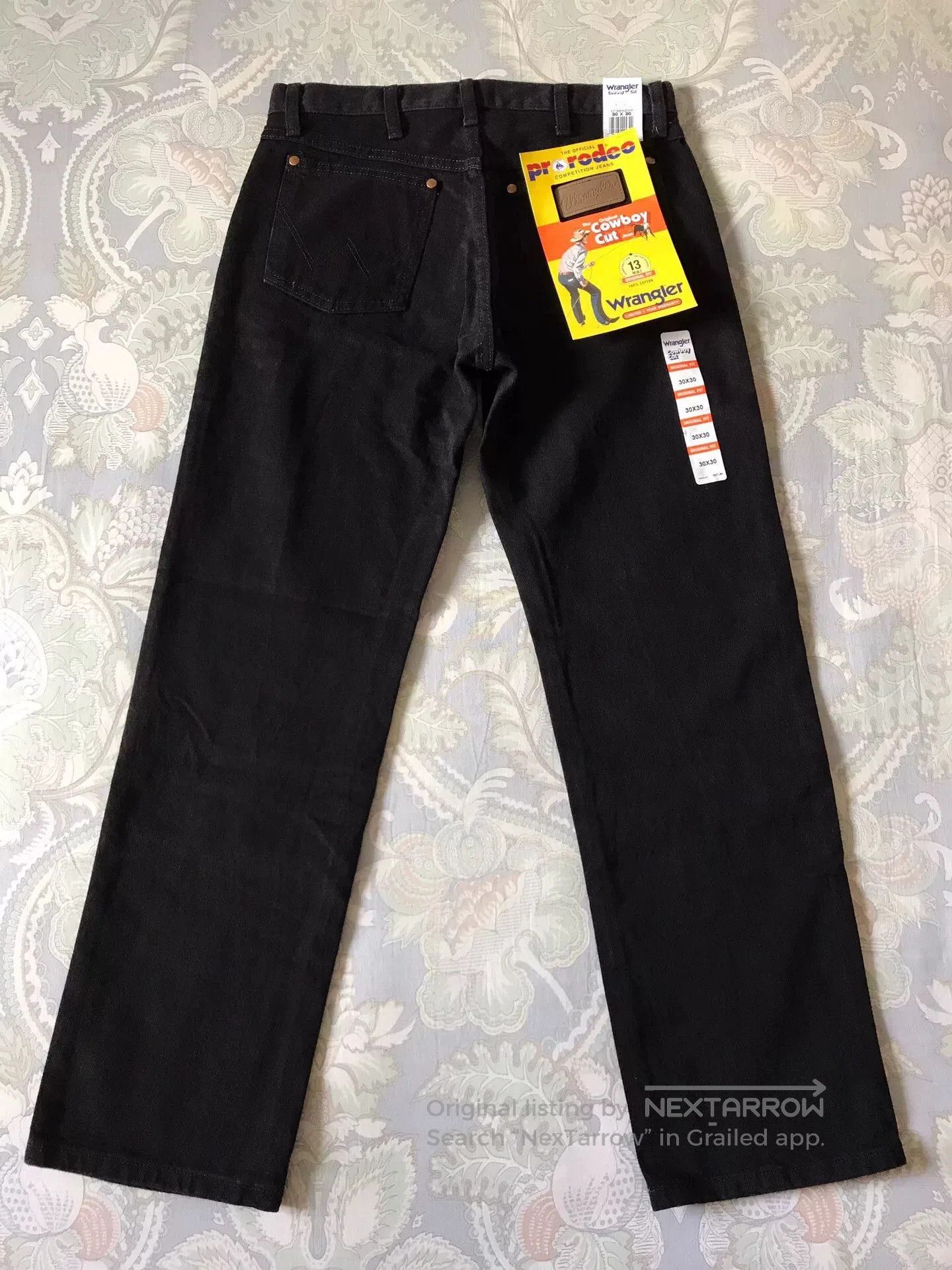 Wrangler Wrangler 13MWZ Black Jeans W30L30. Size US 30 / EU 46 - 3 Thumbnail