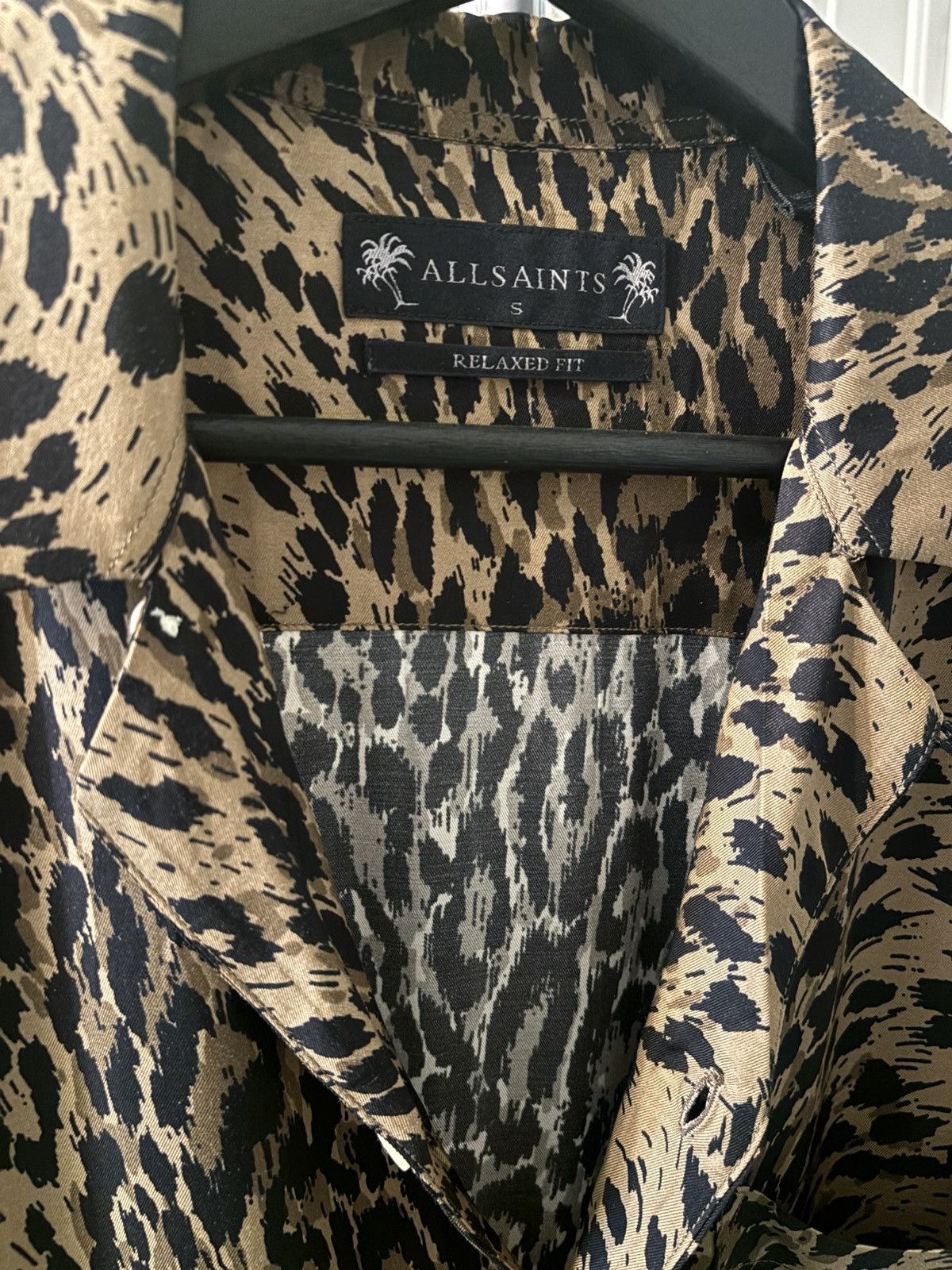 Allsaints “Leoza” Viscose Hawaiian Shirt Size US S / EU 44-46 / 1 - 4 Thumbnail