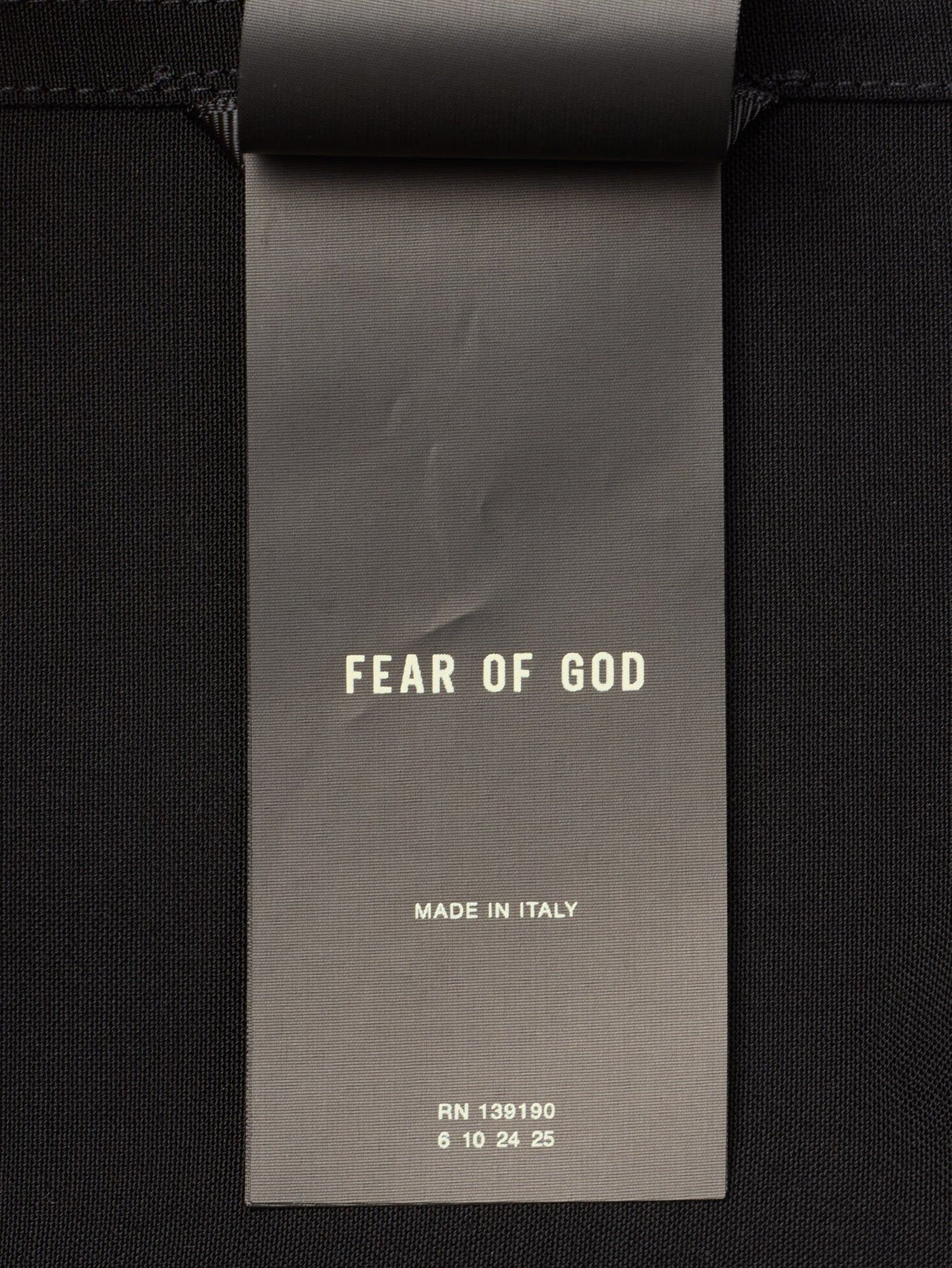 Fear of God FEAR OF GOD Eternal Black Cotton Virgin Wool-Elastane Shirt Size US L / EU 52-54 / 3 - 8 Thumbnail