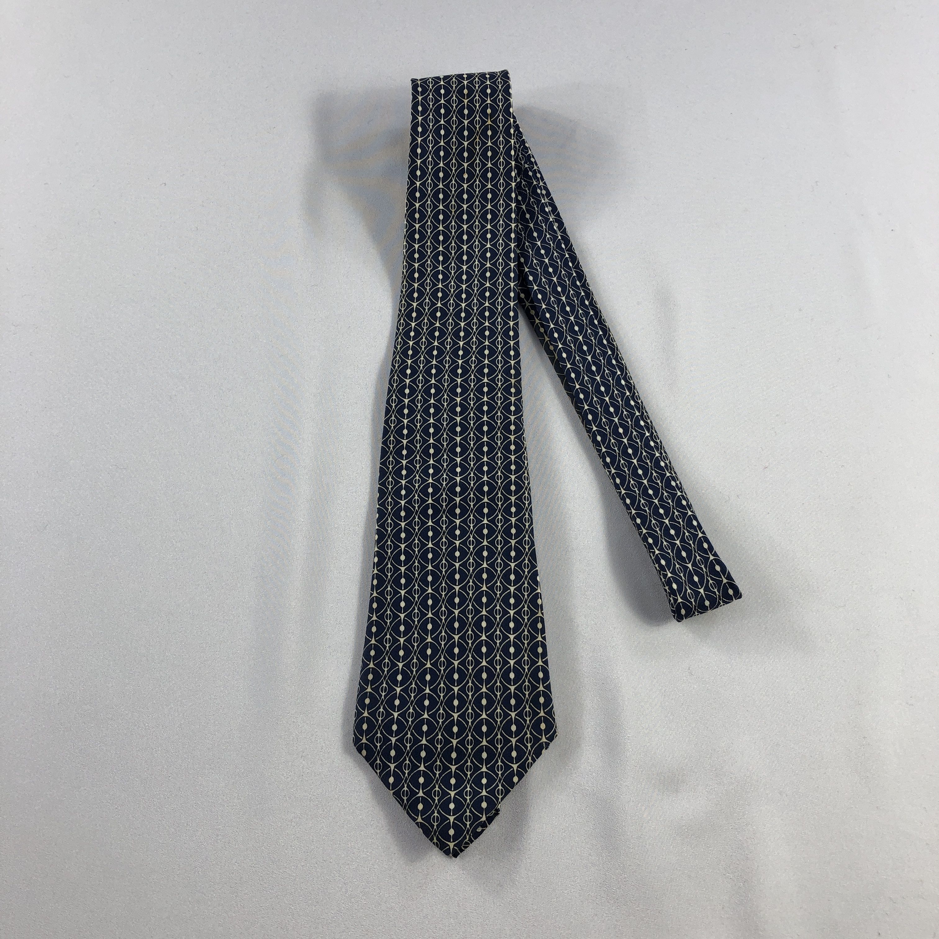 Hermes Hermes Silk Neck Ties T122 Size ONE SIZE - 1 Thumbnail