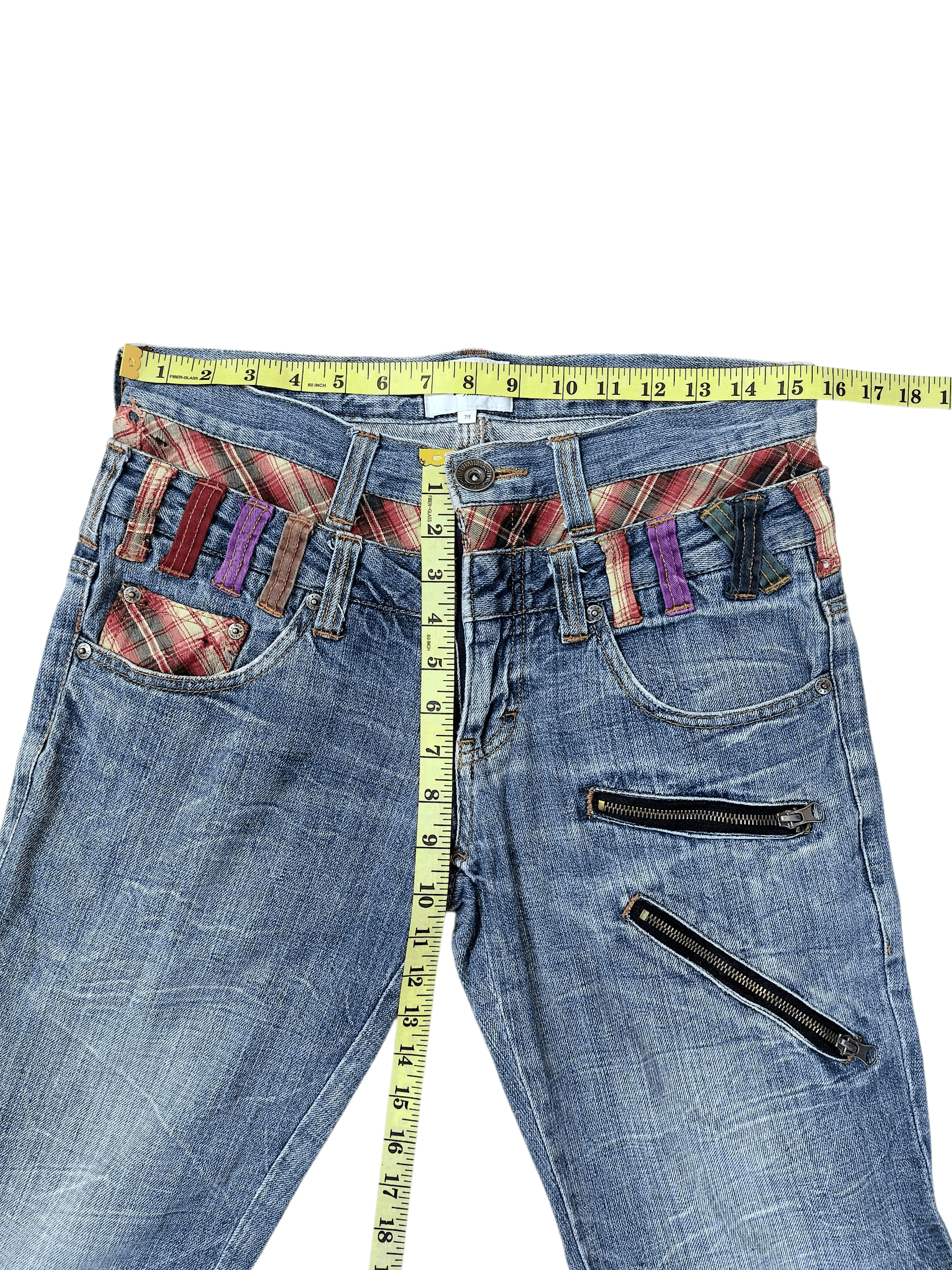 Vintage Nylaus Double Waist Seditionaries Denim Size US 30 / EU 46 - 18 Thumbnail