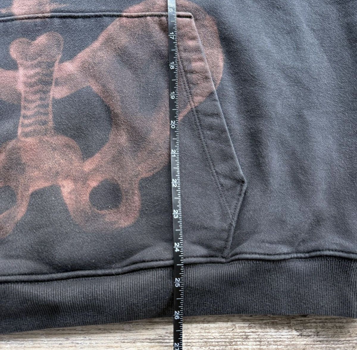 Gap Handmade bleached skeleton hoodie Size US L / EU 52-54 / 3 - 5 Thumbnail