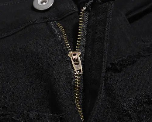 Jean custom ripped punk jeans Size US 34 / EU 50 - 5 Thumbnail