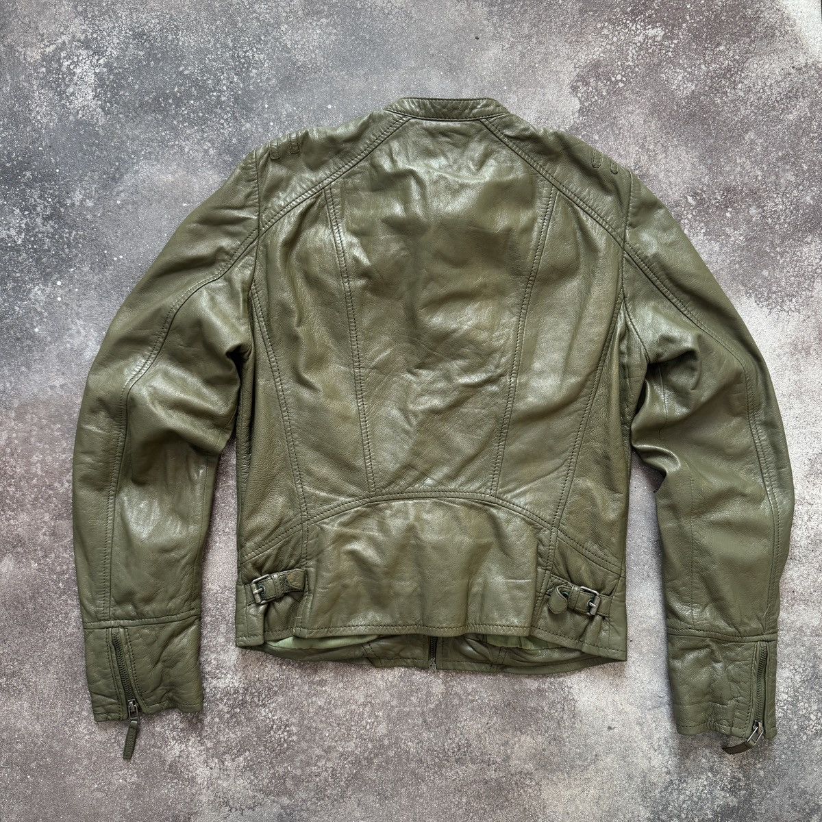 If Six Was Nine Gipsy Vintage Avant Garde Zip Details Leather Biker Jacket Size S / US 4 / IT 40 - 11 Thumbnail