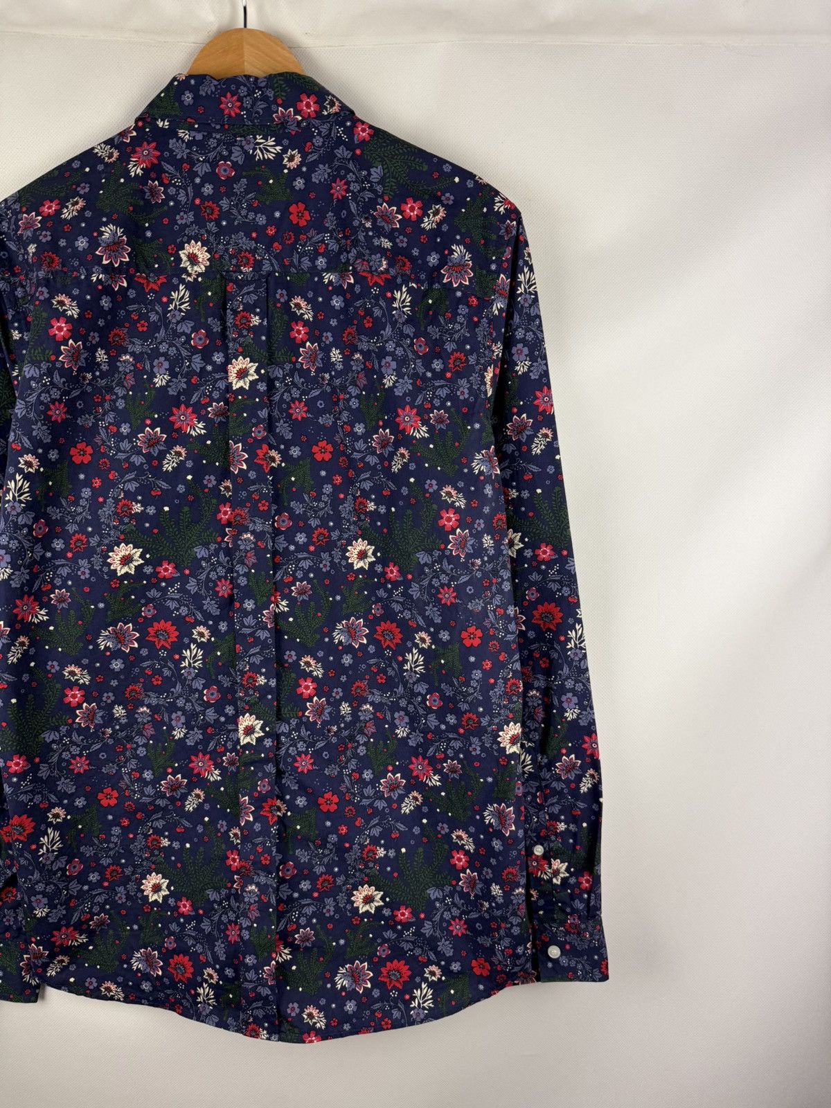 Pretty Green Pretty Green Floral Pattern Long Sleeve Button Up Shirt Size US S / EU 44-46 / 1 - 18 Thumbnail