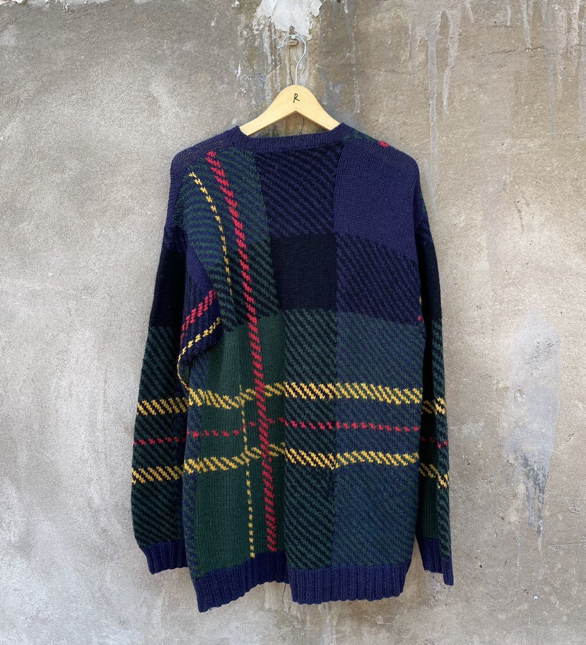 Tommy Hilfiger × Vintage Rare Tommy Hilfiger Sweater Wool Size US L / EU 52-54 / 3 - 2 Thumbnail