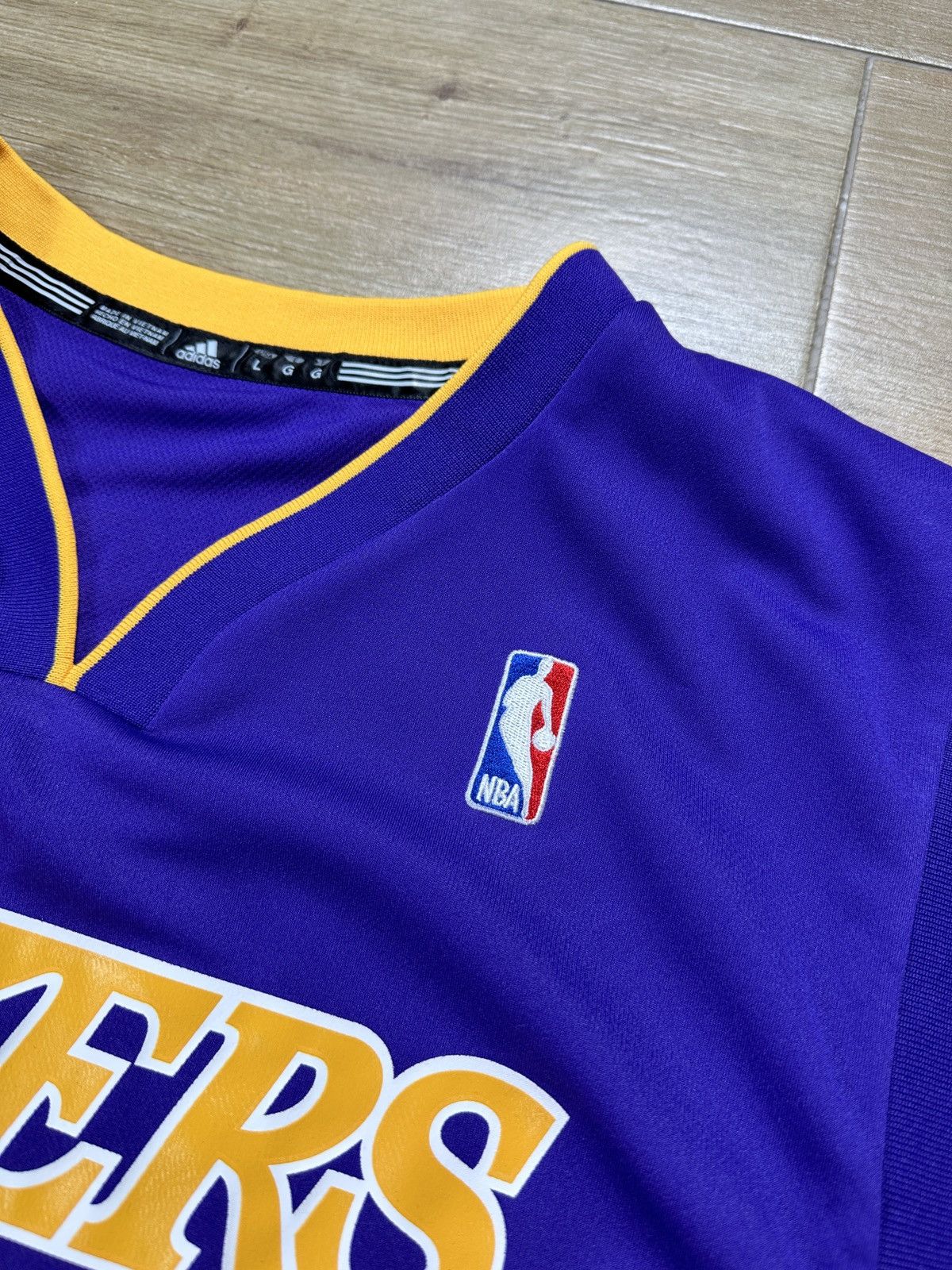 Adidas × NBA #16 Gasol L.A. Lakers Adidas Jerseys + Shorts Set Vintage Size US L / EU 52-54 / 3 - 11 Thumbnail