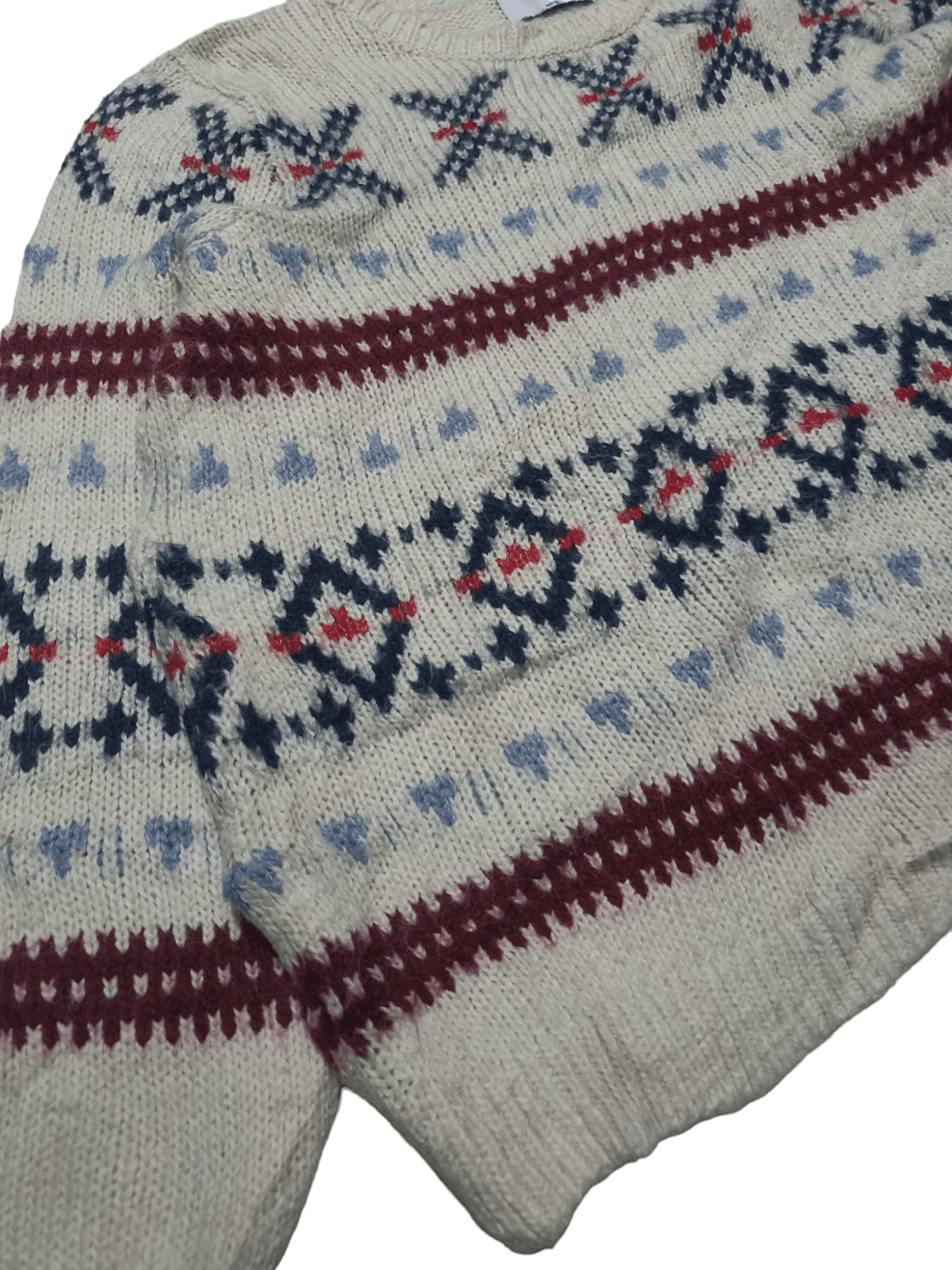 Other Vintage 90s OLD NAVY Ethnic Motifs Pattern Knit Sweater Size XS / US 0-2 / IT 36-38 - 4 Thumbnail
