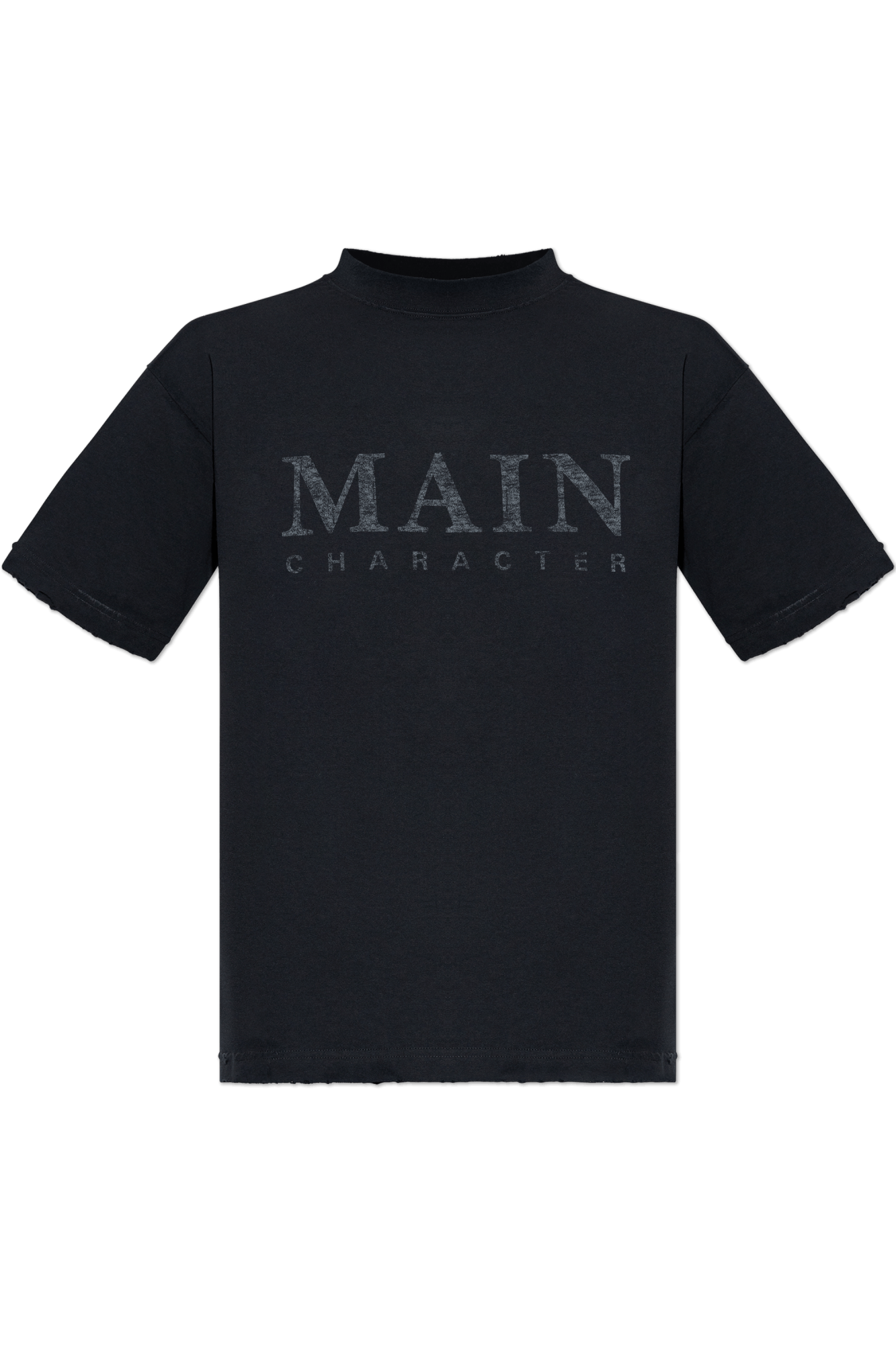 Balenciaga os11x0326 Main Character T-Shirt in Faded Black Size US S / EU 44-46 / 1 - 1 Thumbnail