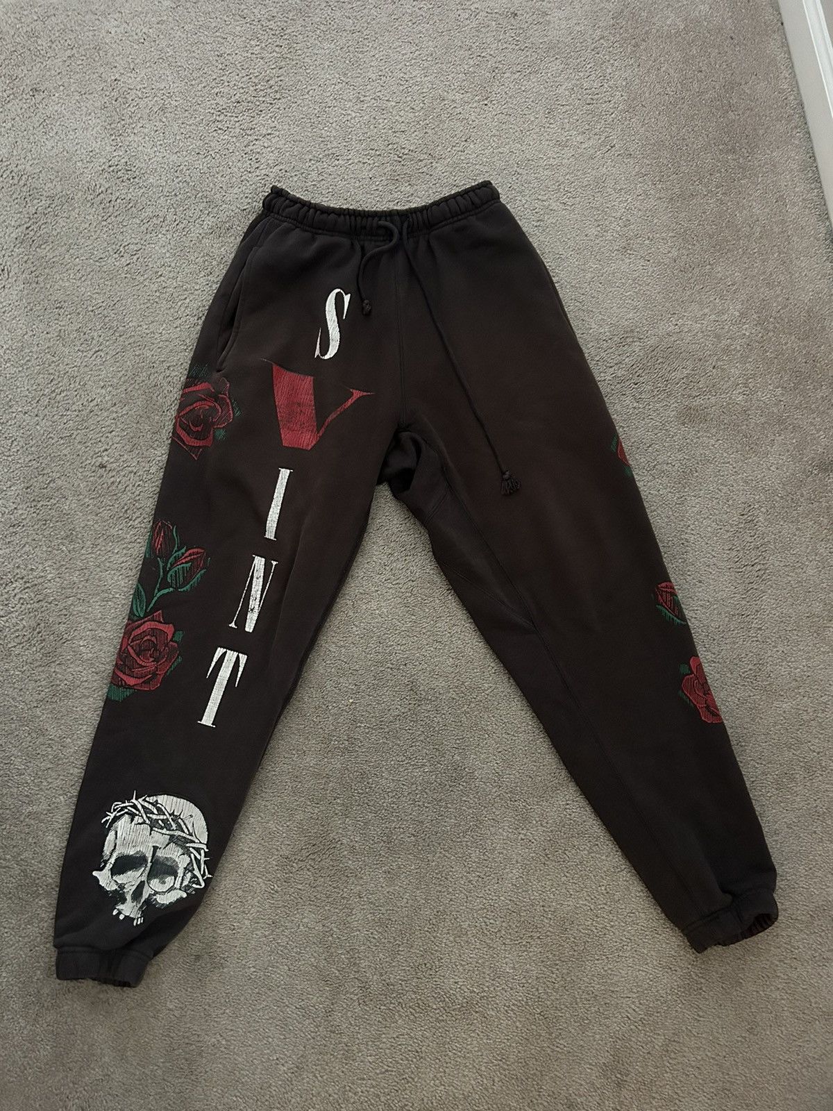 ＜SAINT MICHAEL＞SWEAT PANTS_VLONE BLACK SAINT MICHAEL x BORN X RAISED SWEAT PANTS ' BORN SAINT