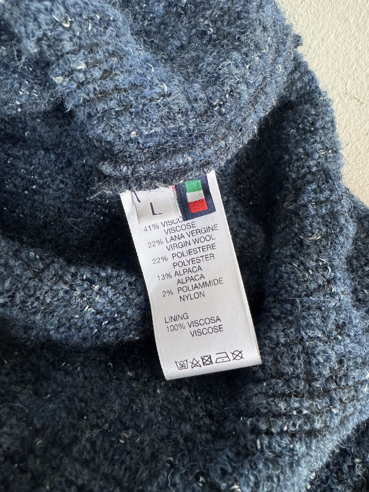 4SDESIGNS 4SDesigns Plaid Tweed Work Shirt Navy Size L Size US L / EU 52-54 / 3 - 7 Thumbnail