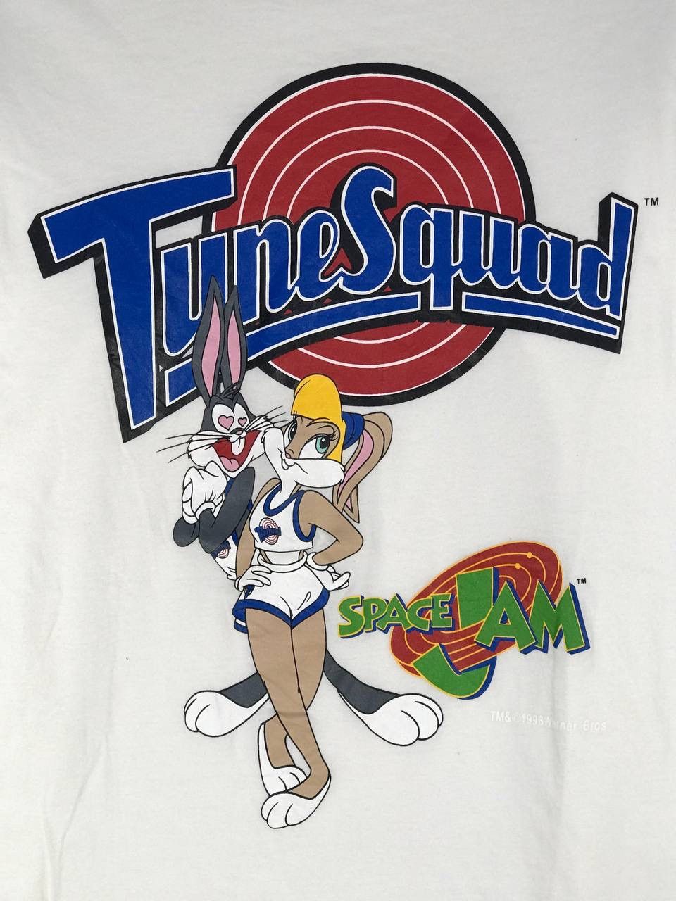 Vintage vintage 1996 space jam bugs bunny cartoon basketball Size US M / EU 48-50 / 2 - 4 Thumbnail