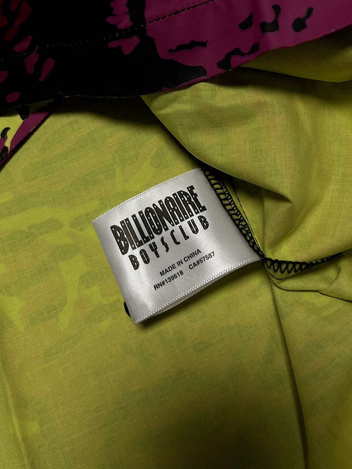 Billionaire Boys Club Billionaire Boys Club BBC Fish Camo Vacation Shirt Pink L Size US L / EU 52-54 / 3 - 8 Thumbnail