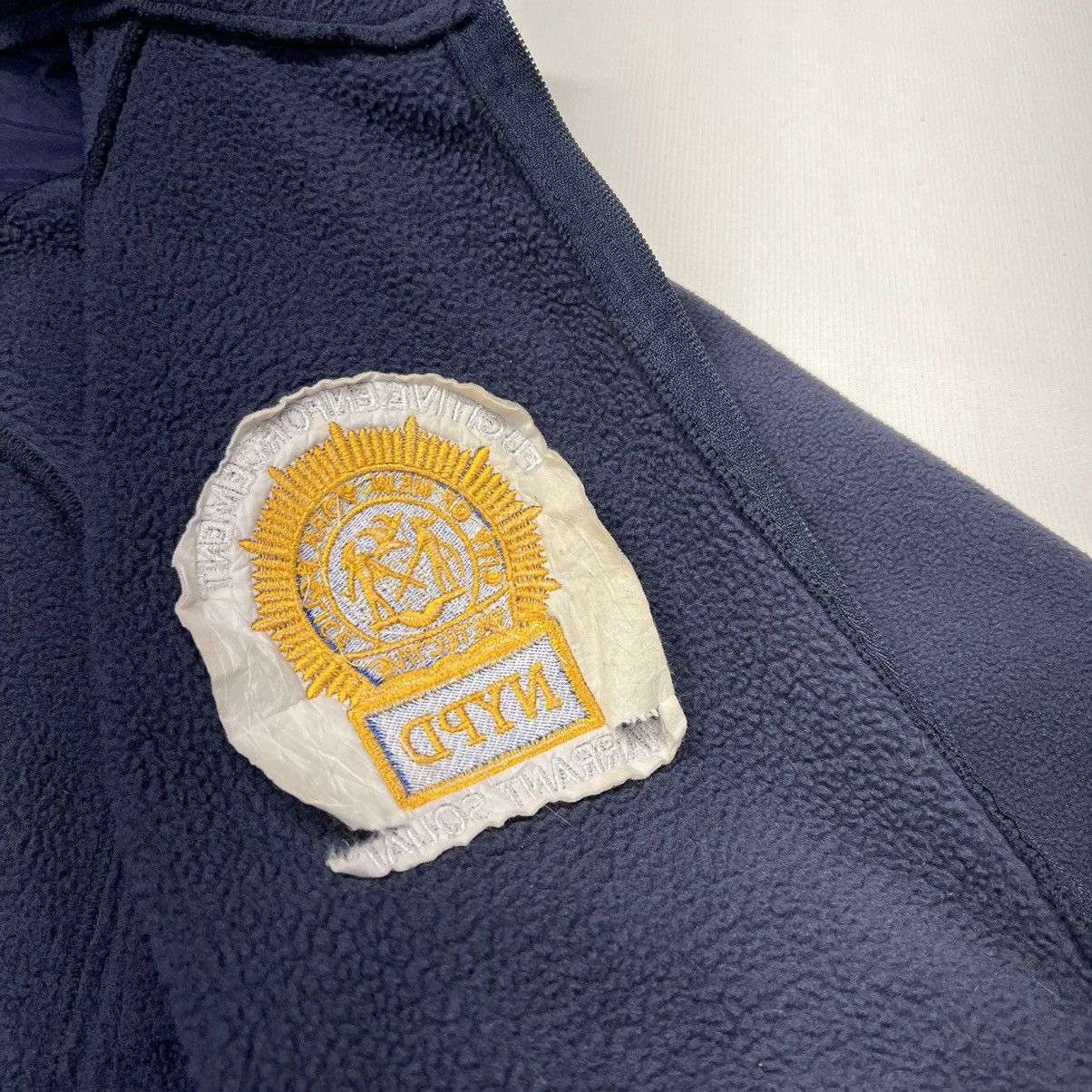 Other NYPD Fleece Sweatshirt Blue Zip Police Warrant Enforcement Size US M / EU 48-50 / 2 - 13 Thumbnail