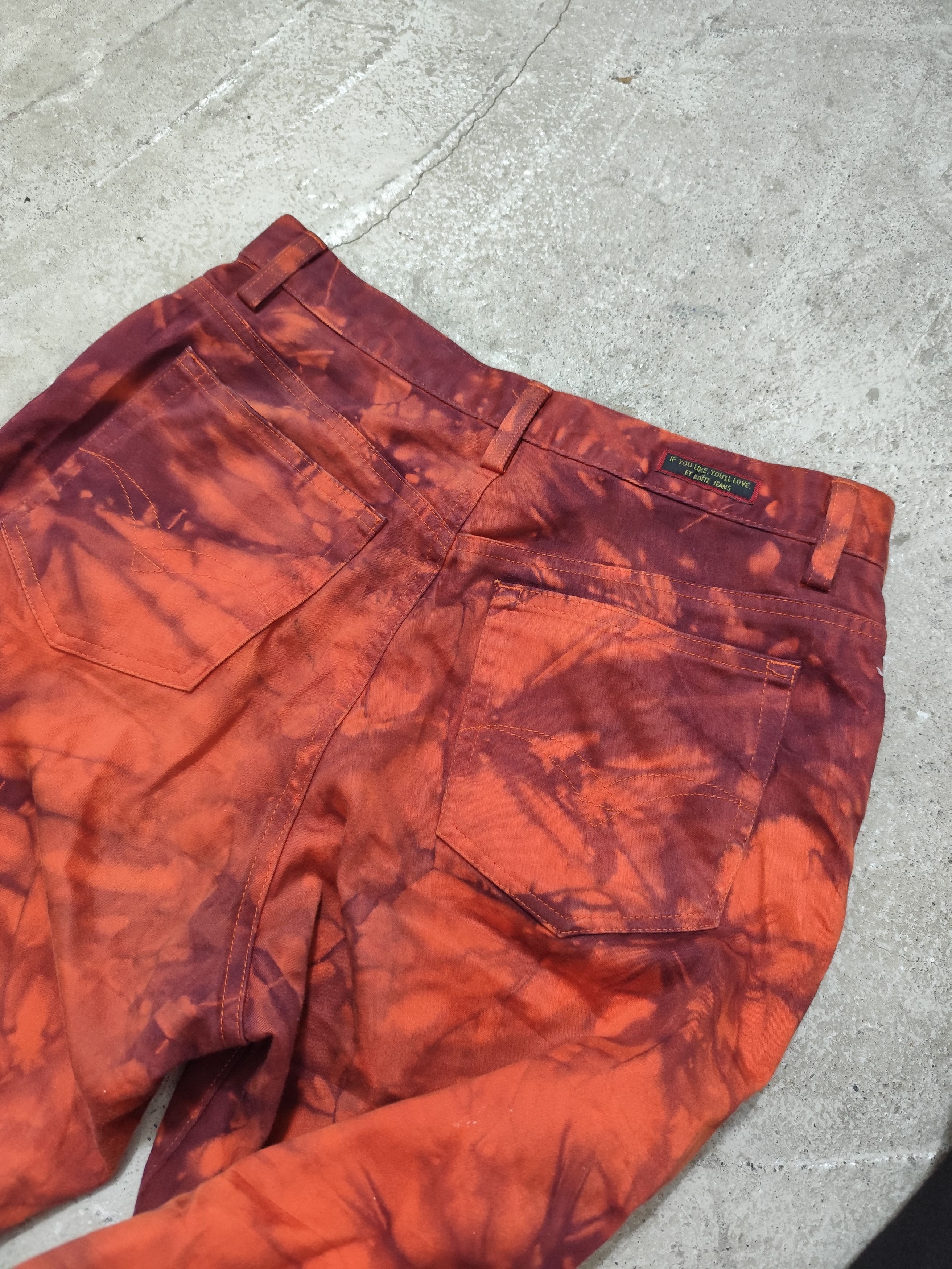 Tornado Mart If six was nine style et boite jeans flared bleach design Size US 28 / EU 44 - 9 Thumbnail