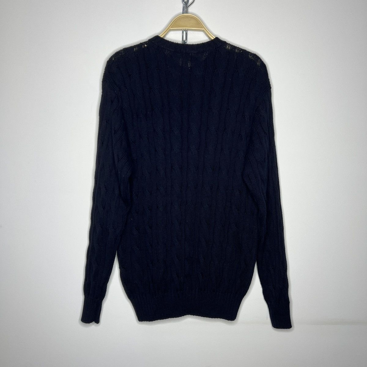Loro Piana Loro Piana Cable Knitwear Jumper Sweater Navy Classic Luxury Size US M / EU 48-50 / 2 - 10 Thumbnail