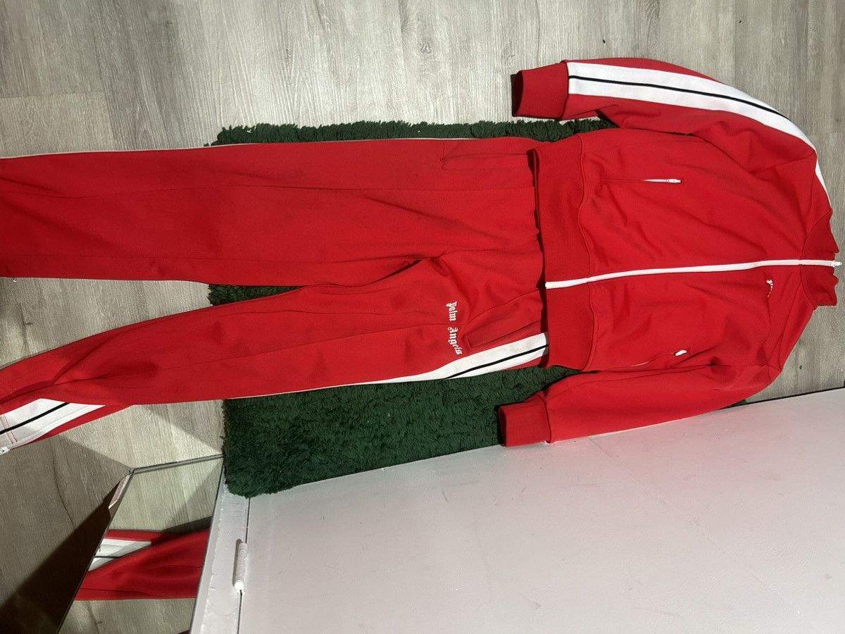 Palm Angels Palm Angles Red Suit Top And Bottom Size Small Size US S / EU 44-46 / 1 - 1 Thumbnail