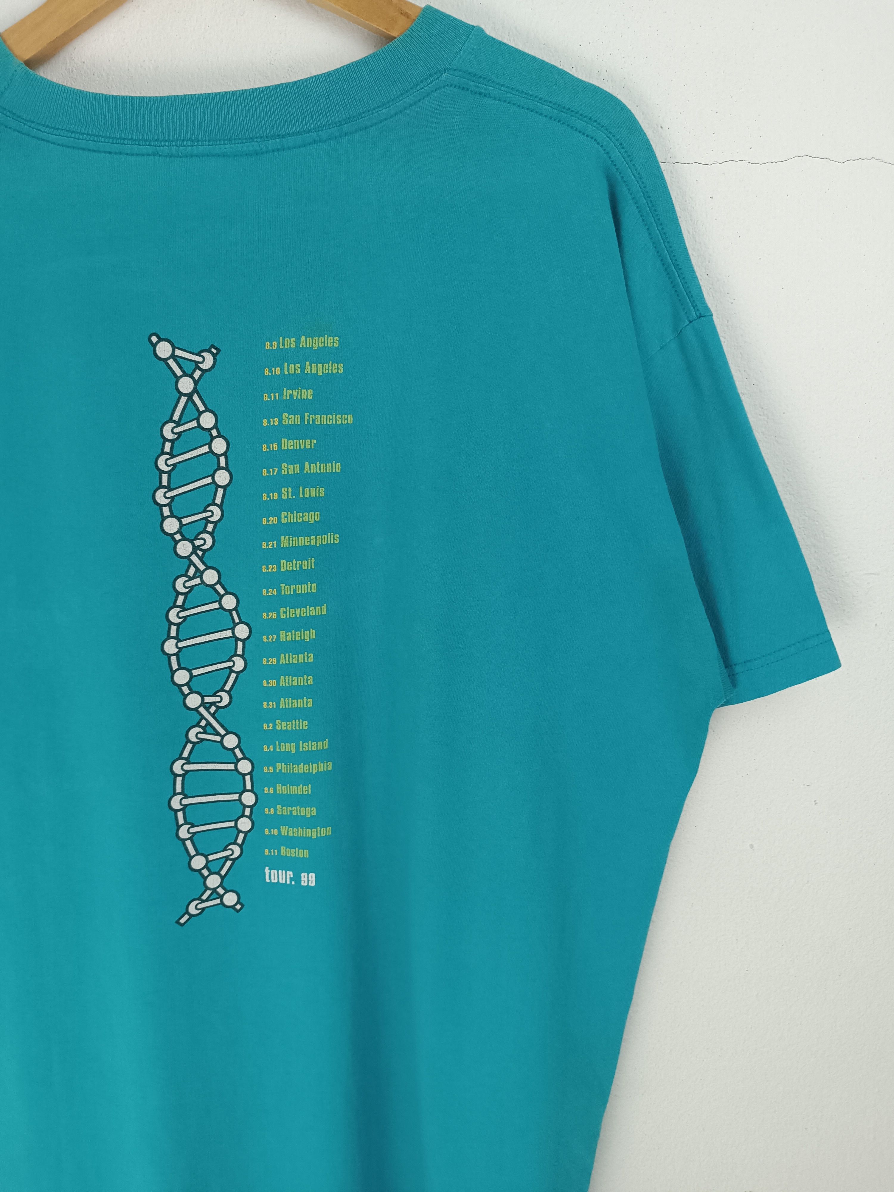 Band Tees VINTAGE '99 R.E.M. TOUR TEE REM pearl jam nirvana the cure Size US XL / EU 56 / 4 - 11 Thumbnail