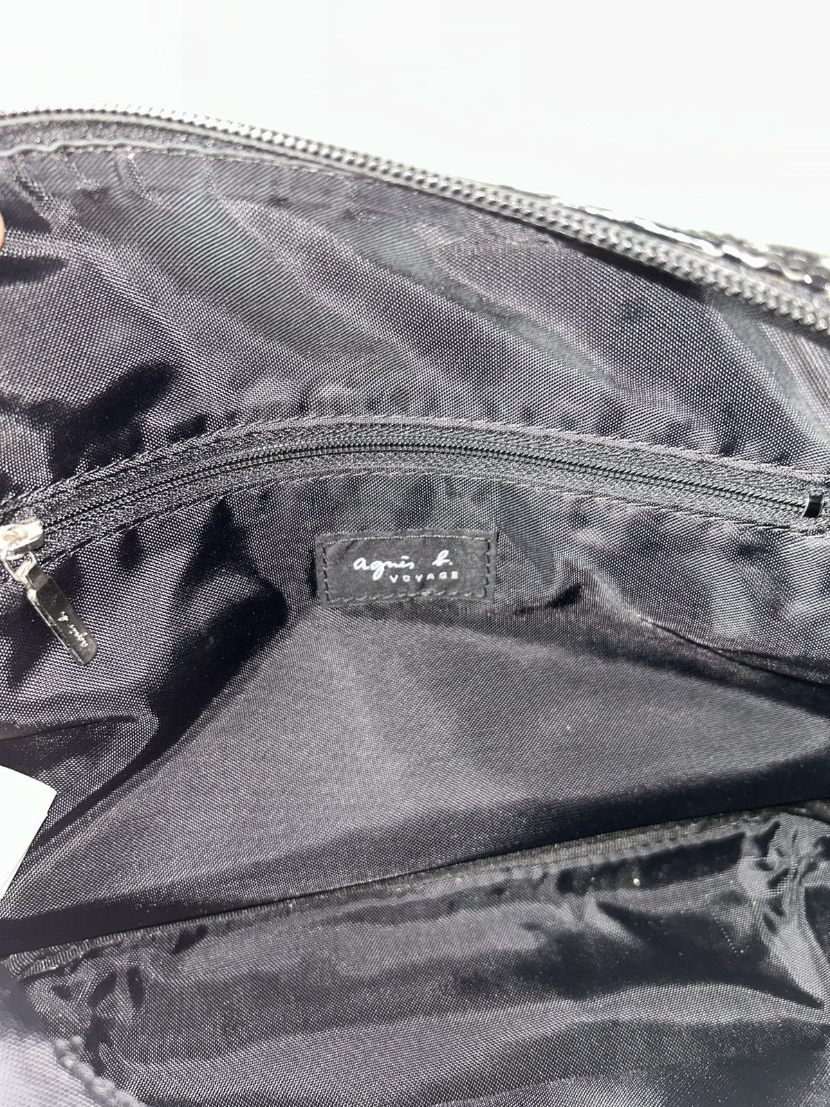 agnes b. Agnes B. Vintage Black Nylon Crossbody Bag (project piece) Size ONE SIZE - 7 Thumbnail