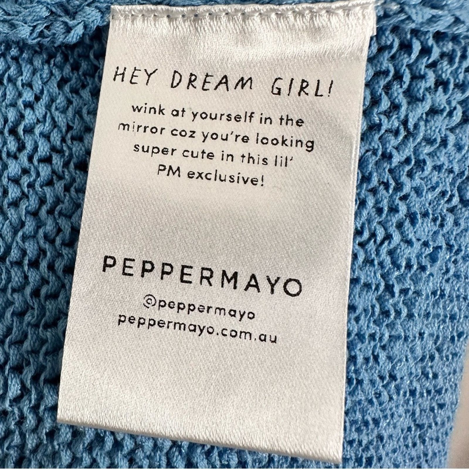 Other Peppermayo Capri Glow Knit Longline Vest Azure Blue 8 NWT Size M / US 6-8 / IT 42-44 - 14 Thumbnail