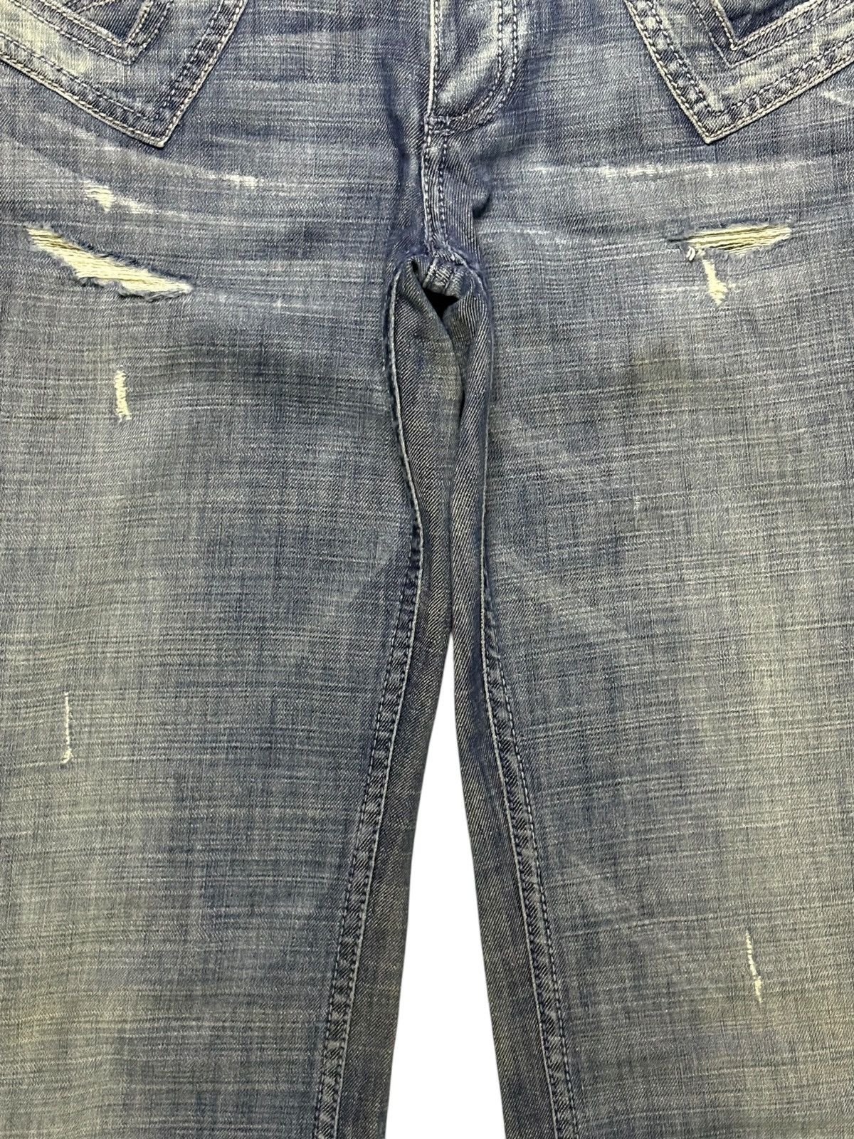 Antik Denim × Japanese Brand Vintage Antik Denim Acid Mud Wash Bootcut Flare Jeans Size 30" / US 8 / IT 44 - 5 Thumbnail