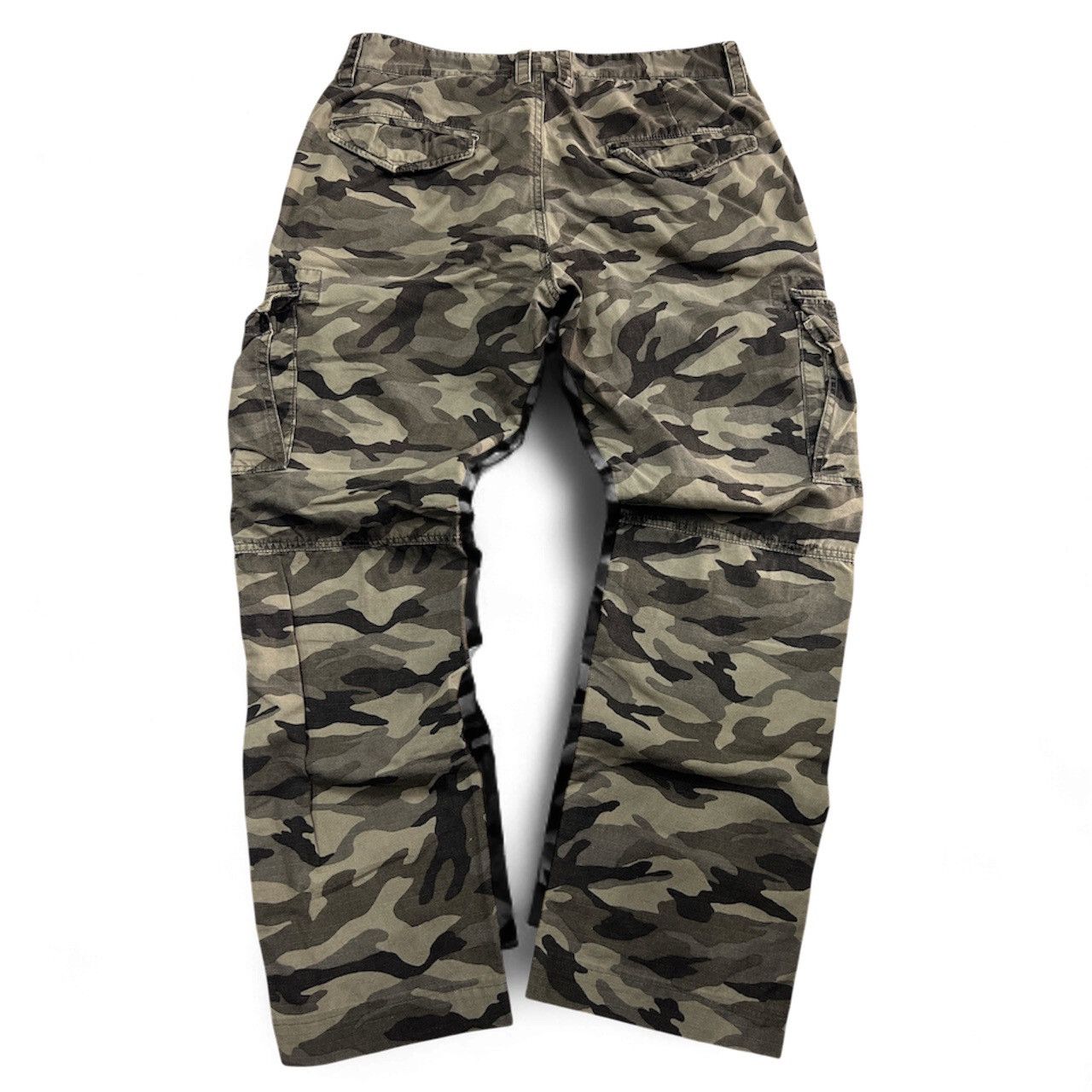 Tete Homme Tete Homme Grey Camouflage a.n.b Cargopant Size US 32 / EU 48 - 2 Thumbnail