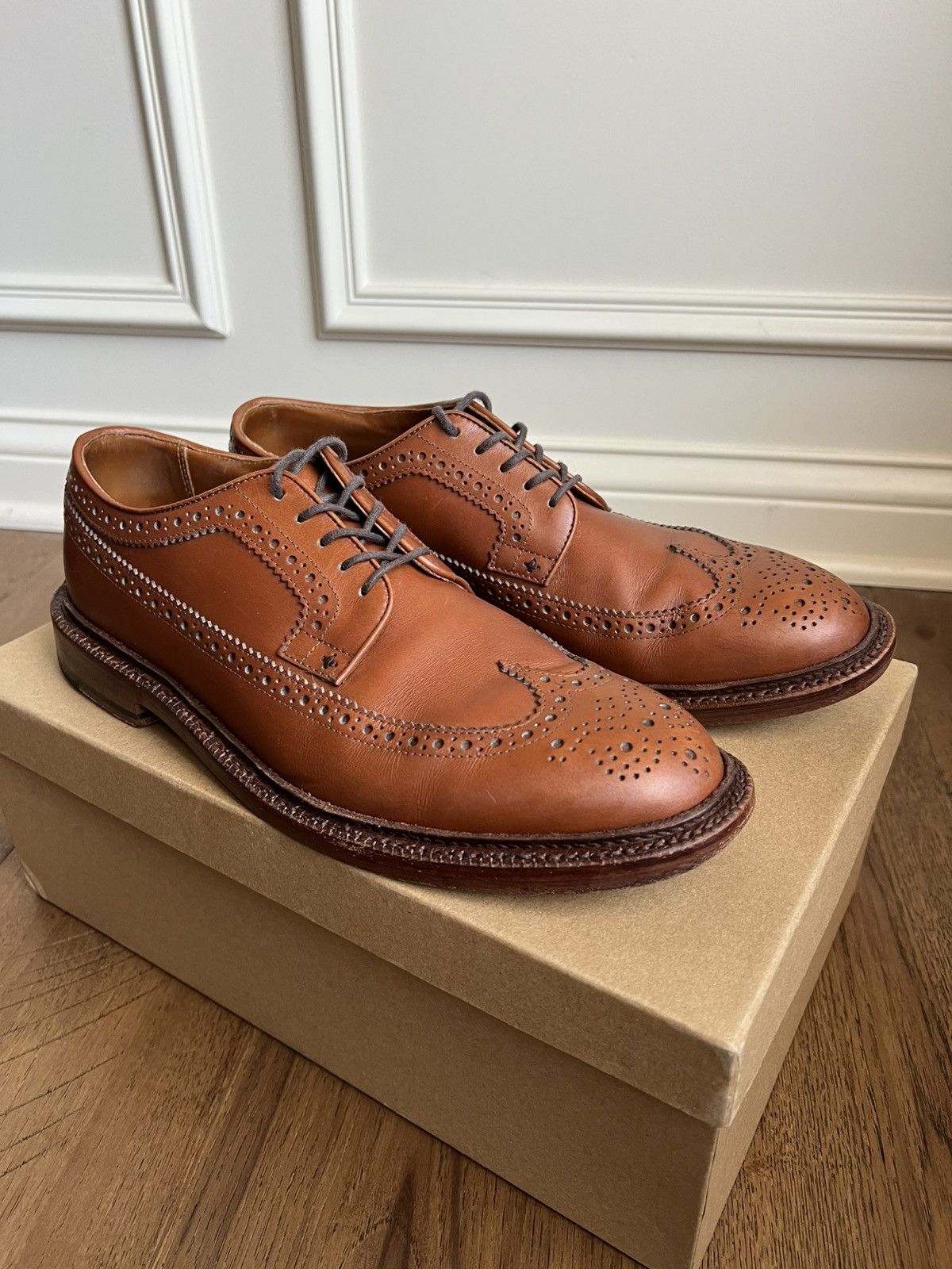 Grant Stone Longwing Blucher in British Tan 9.5D