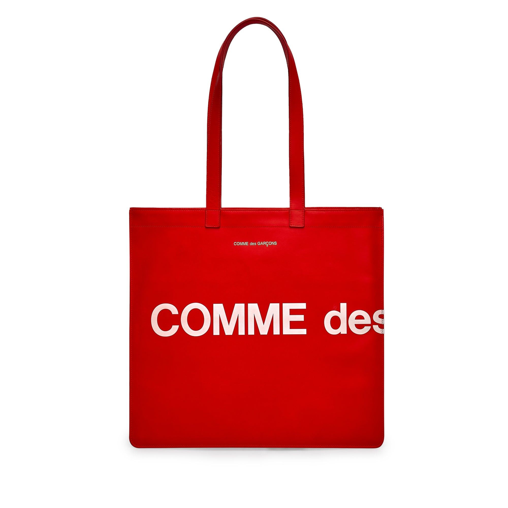 Comme des Garcons o1s22i1n1024 Size: OS / Leather Tote Bag in Red Size ONE SIZE - 1 Thumbnail