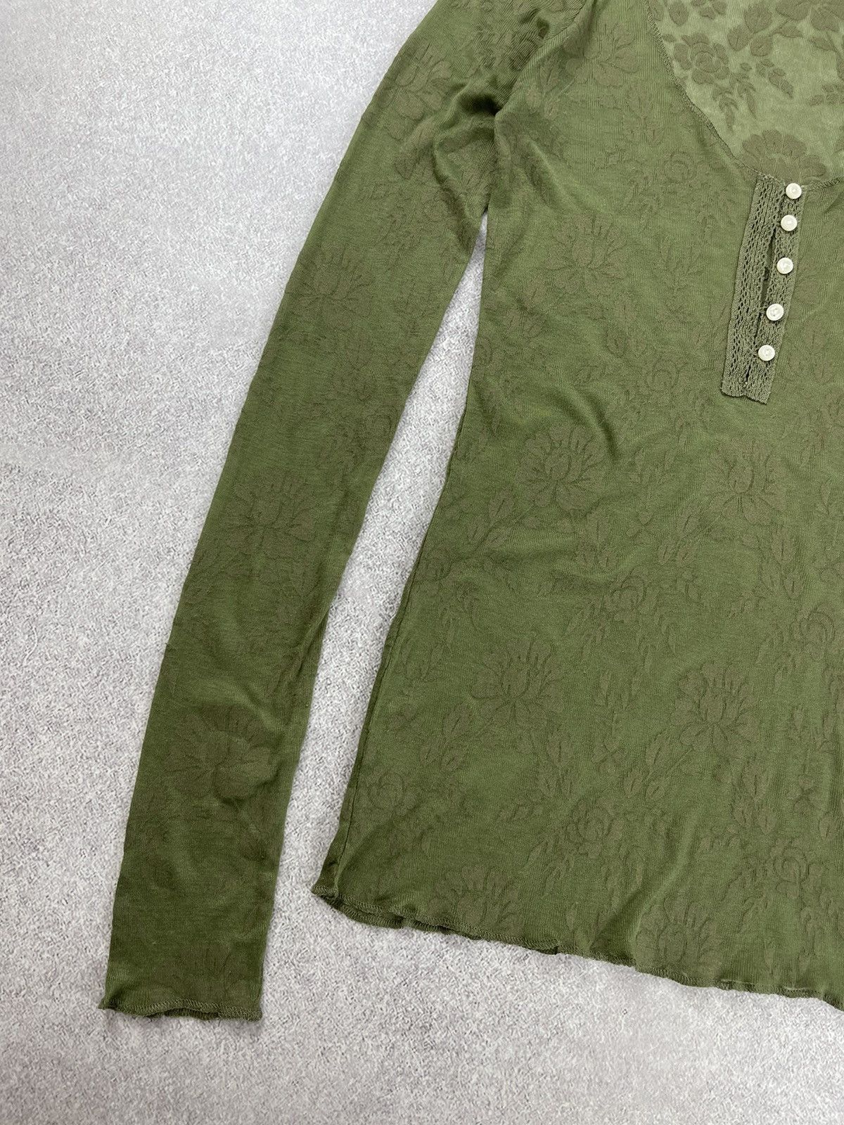 Denim & Supply Ralph Lauren Denim & Supply Ralph Lauren Floral Mesh Long Sleeve Size S Size S / US 4 / IT 40 - 3 Thumbnail