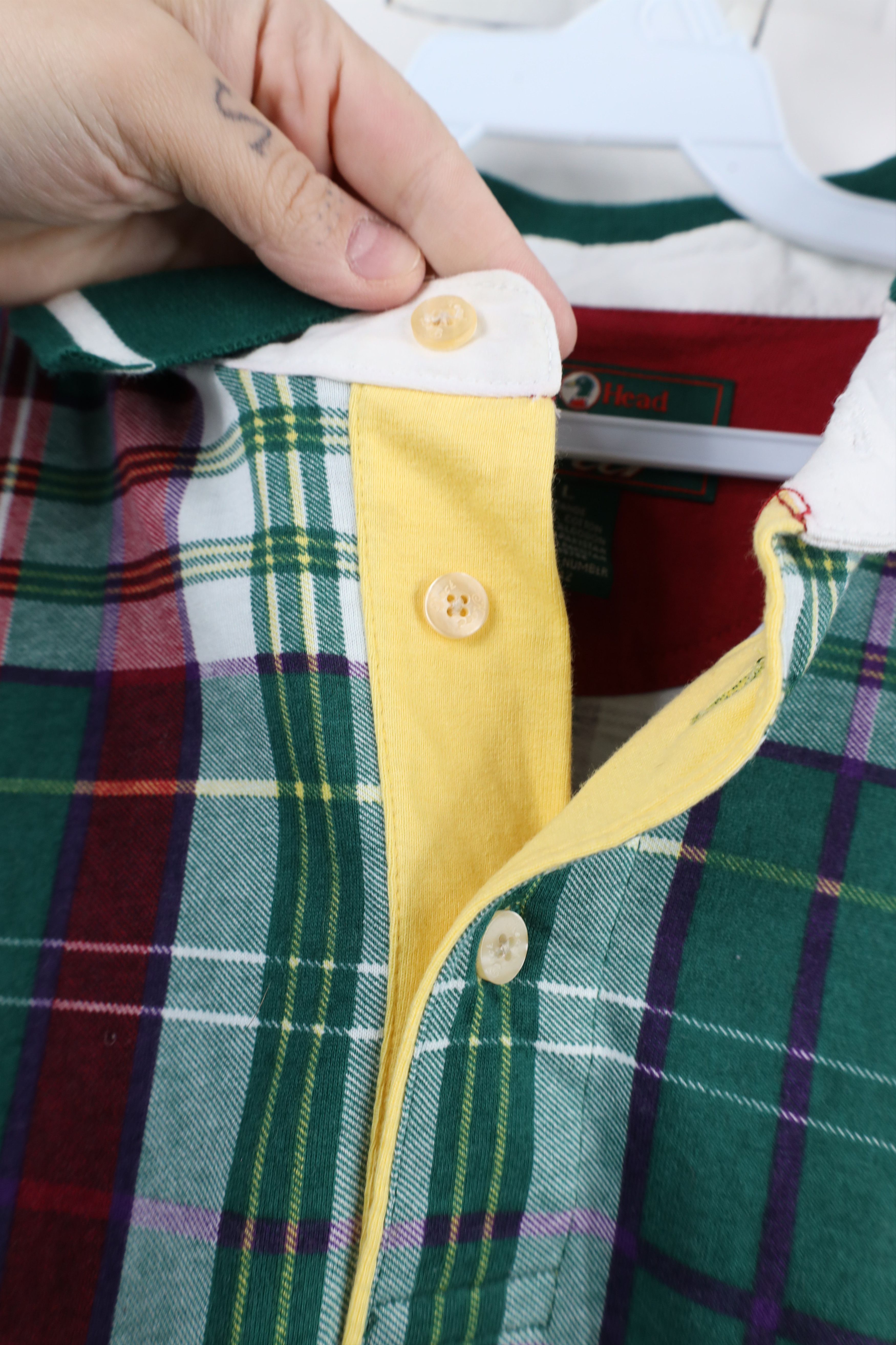 Duck Head × Vintage Deadstock Vintage 90s Duck Head Collared Golf Polo Shirt Size US L / EU 52-54 / 3 - 7 Thumbnail