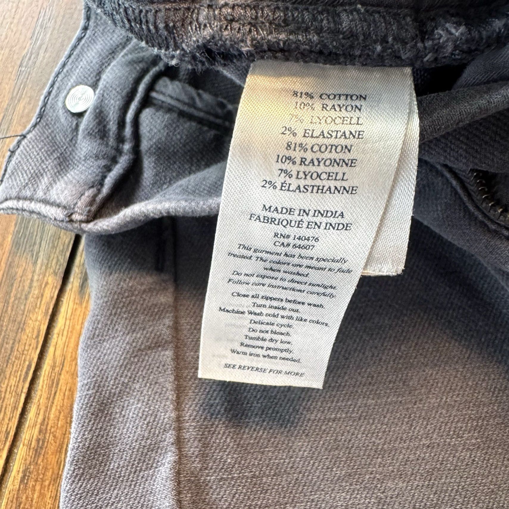Faherty Faherty Jeans Mens 29x26 Blue Stretch Denim Straight City Regular Rise 10 26 Inseam Buttons Zip Pocket Logo Size US 29 - 5 Thumbnail