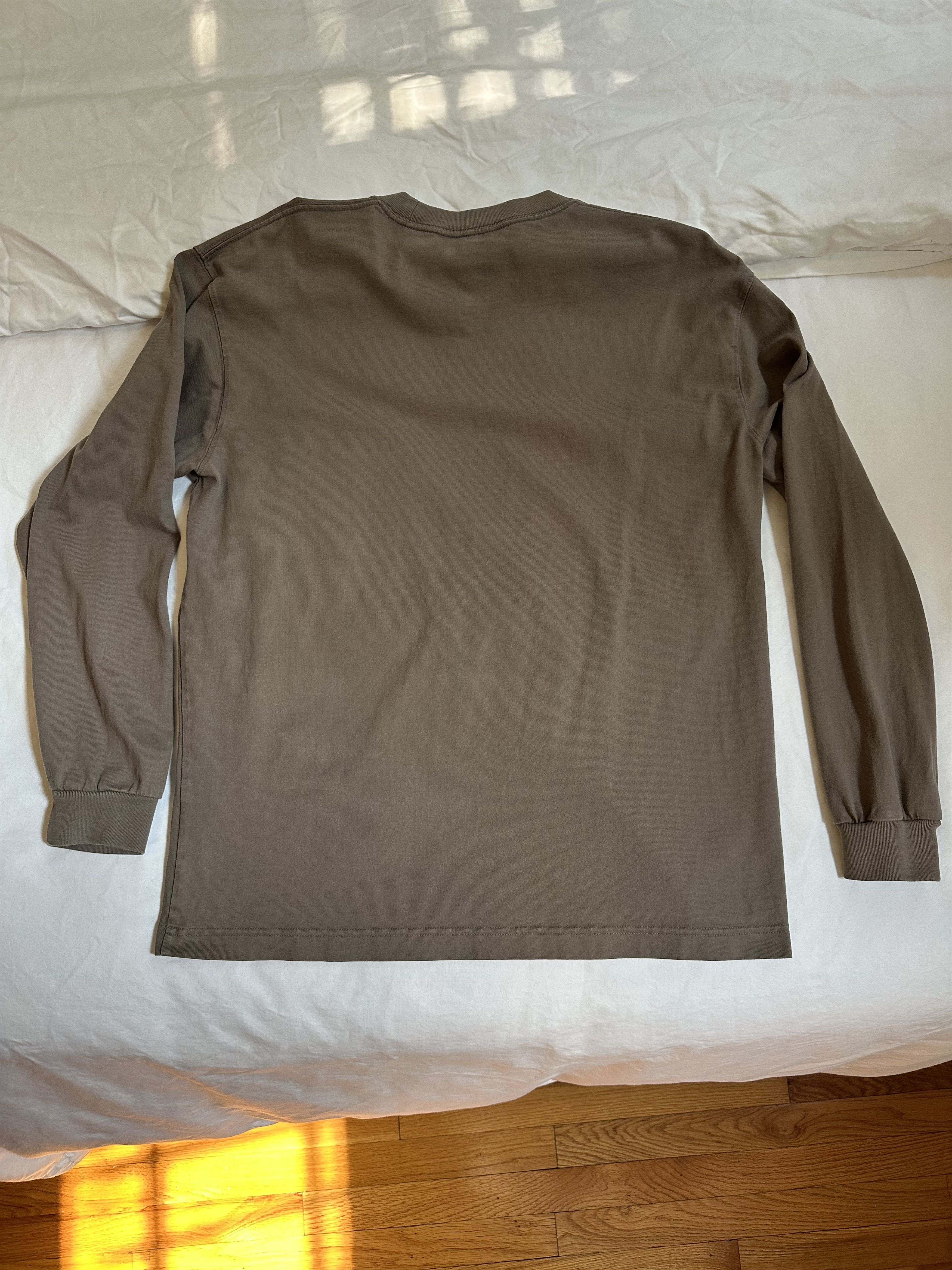 Uniqlo Long sleeve cotton pocket green t-shirt Size US M / EU 48-50 / 2 - 2 Thumbnail
