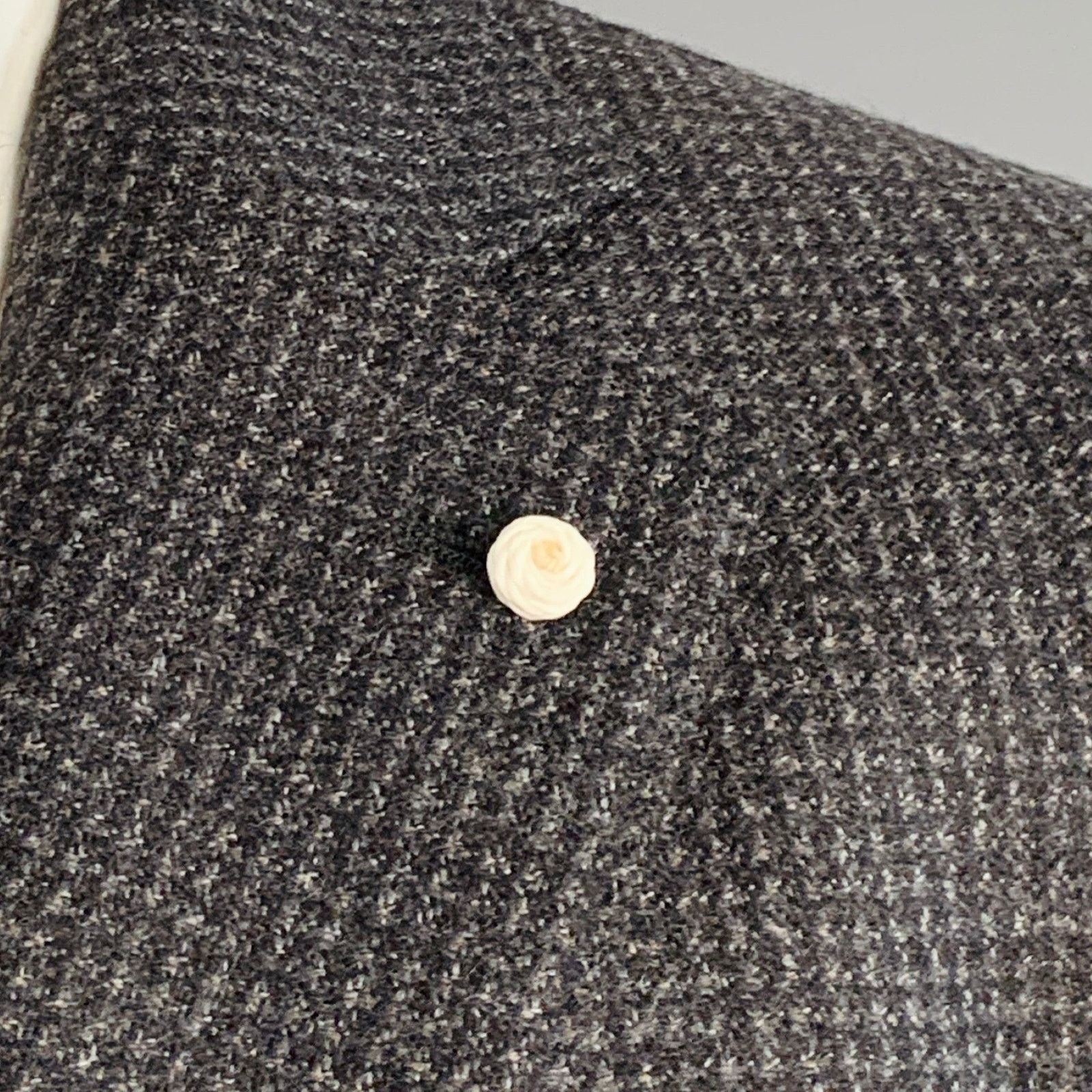 Other LUIGI BIANCHI Grey Charcoal Checkered Notch Lapel Sport Coat Size 40R - 3 Thumbnail