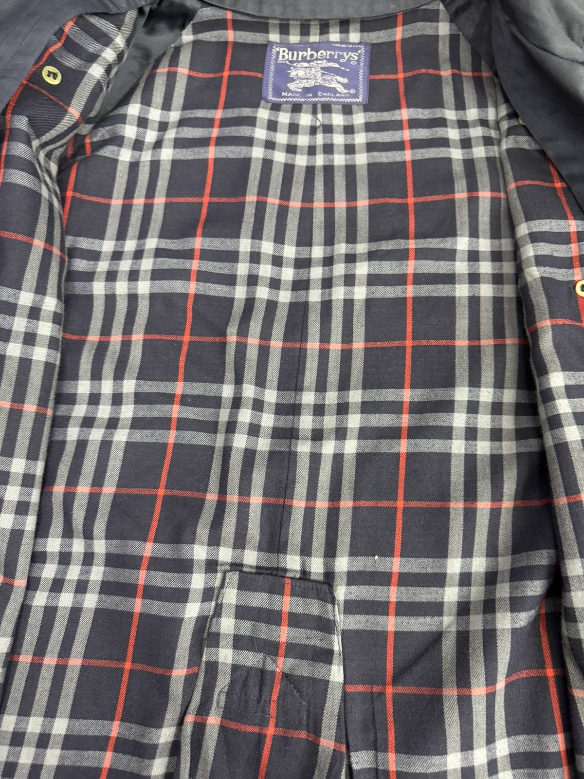 vintage Burberry's double-breasted trench coat