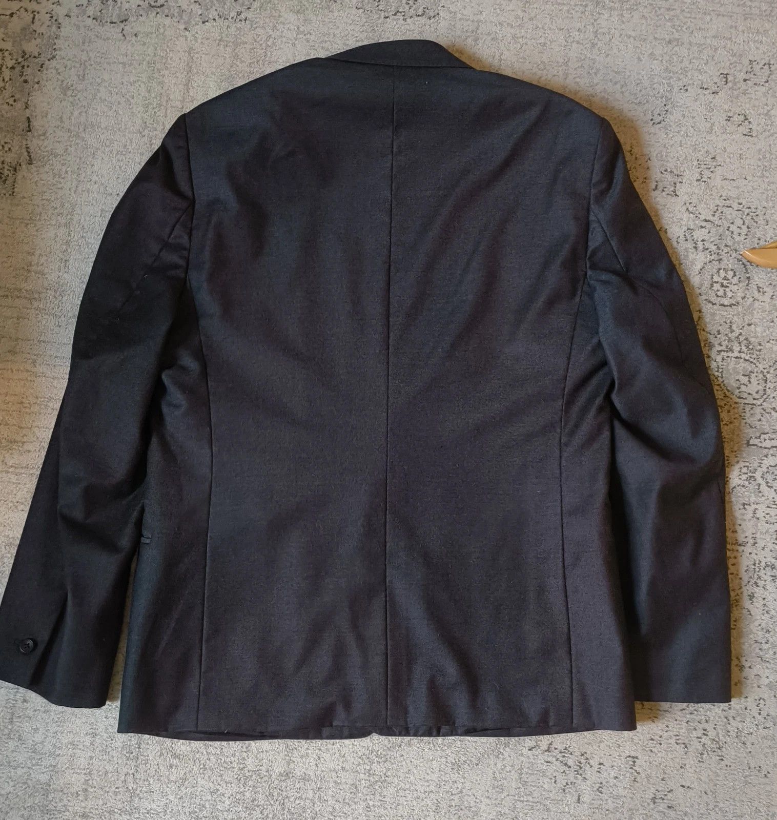 E. Tautz Wool/Silk charcoal blazer Size 40R - 15 Thumbnail