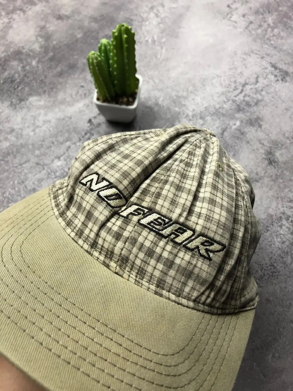 No Fear NO FEAR Vintage Made in USA Streetwear Big Logo Cap Hat Hype Size ONE SIZE - 2 Thumbnail