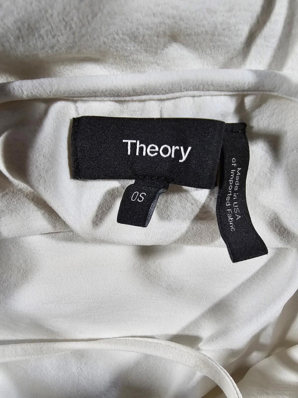 Theory Theory 0S White Made In USA Tank Top Size M / US 6-8 / IT 42-44 - 4 Thumbnail